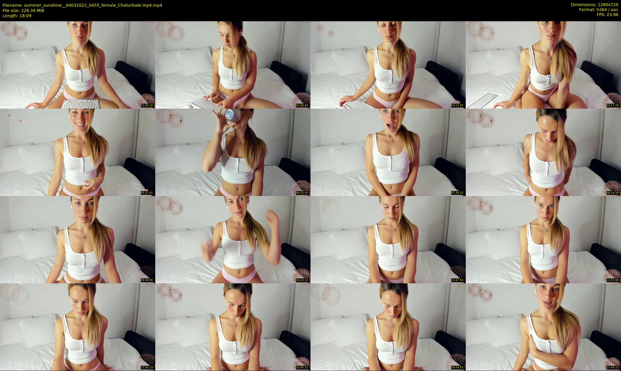 summer_sunshine_ — 19 minute Chaturbate female cam show recording, 720p, Mar 4, 2022