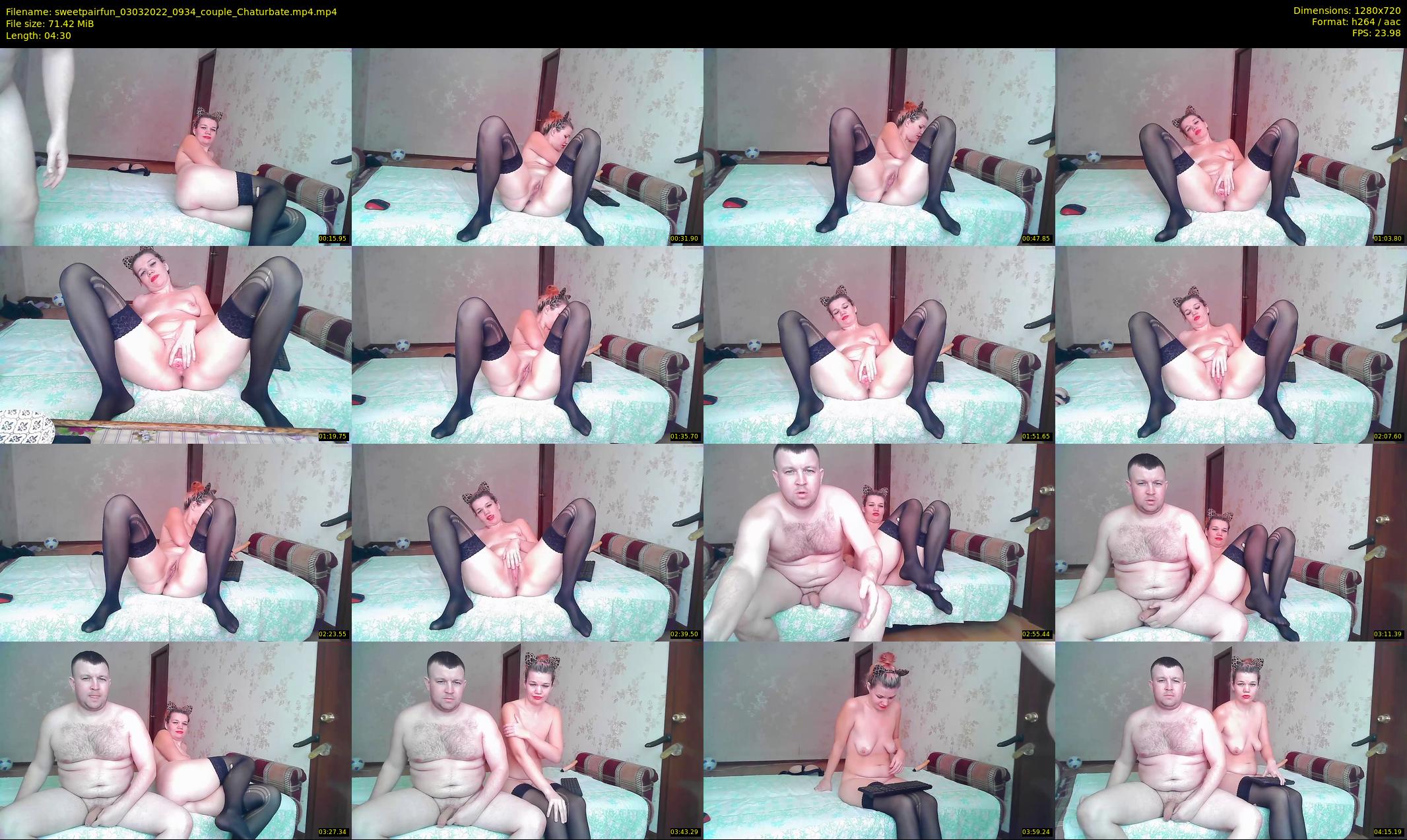 sweetpairfun — 5 minute Chaturbate couple cam show recording, 720p, Mar 3, 2022
