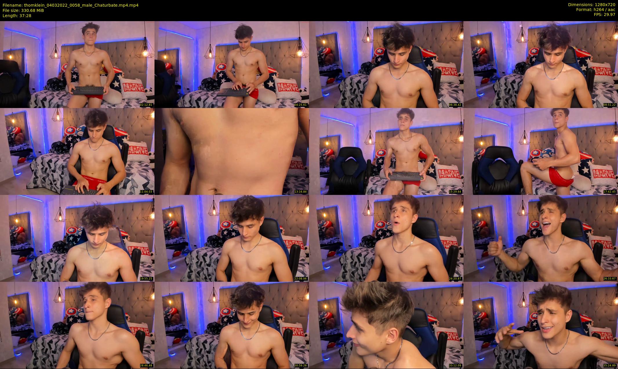 thomklein — 38 minute Chaturbate male cam show recording, 720p, Mar 4, 2022