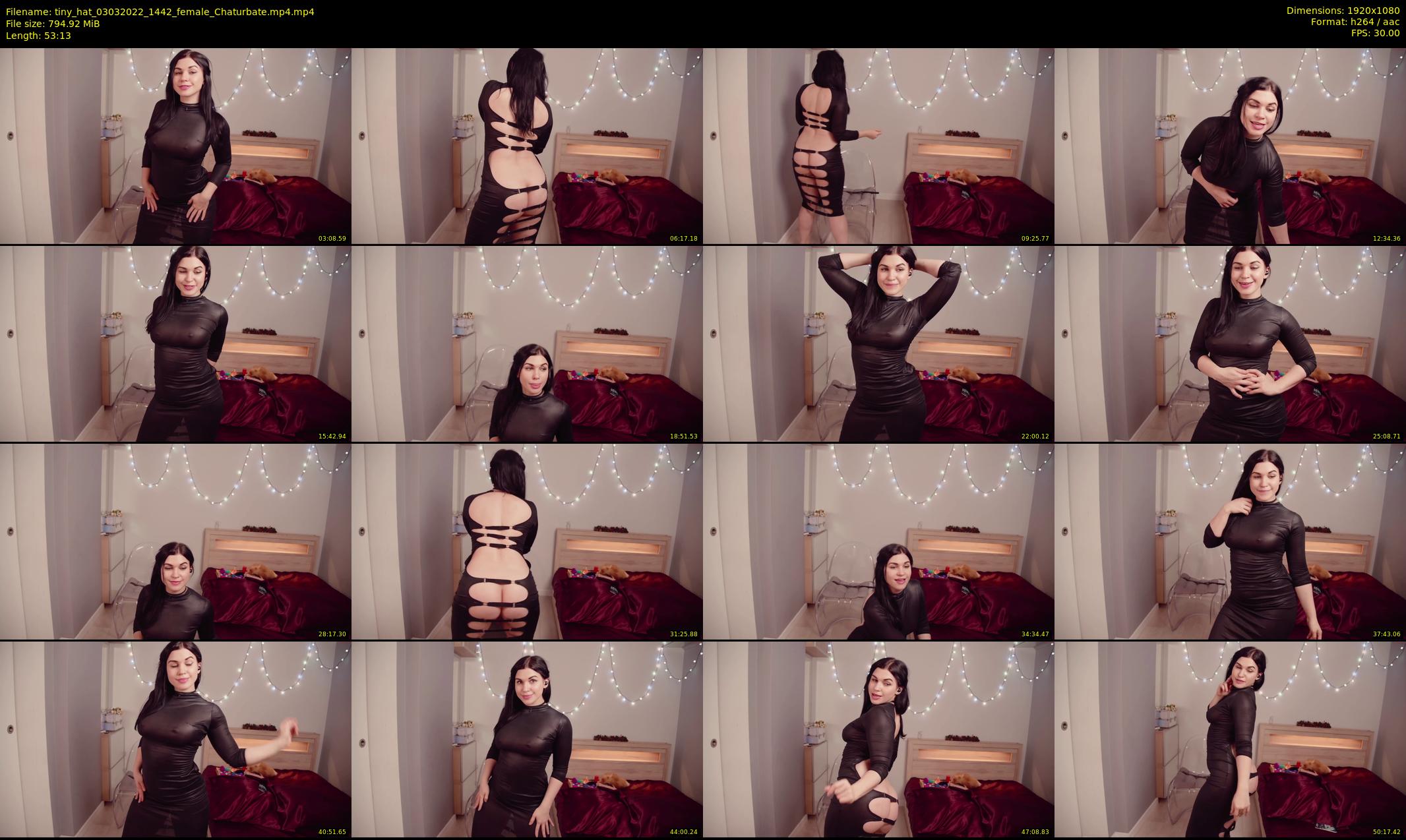 tiny_hat — 54 minute Chaturbate female cam show recording, 1080p, Mar 3, 2022