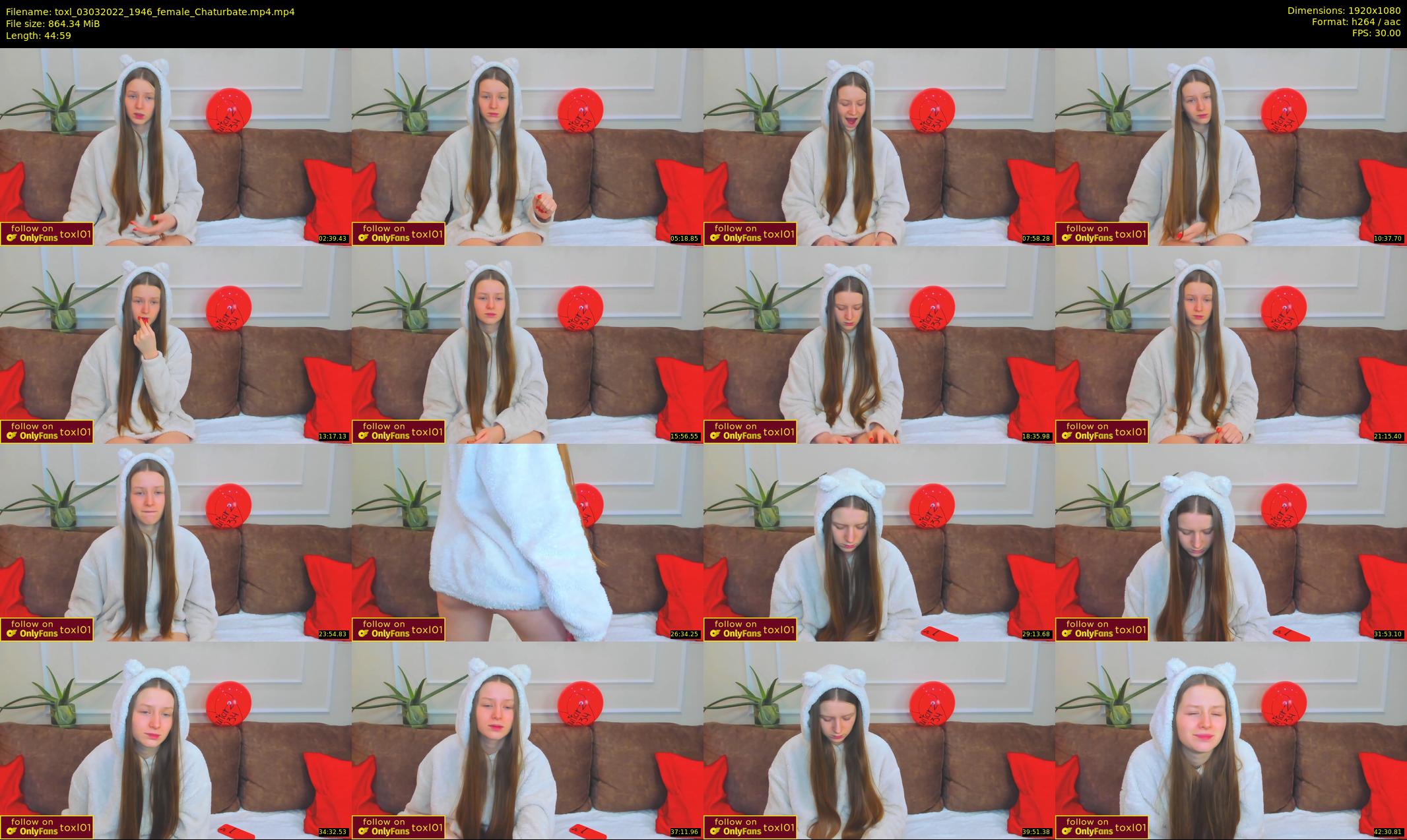 toxl — 45 minute Chaturbate female cam show recording, 1080p, Mar 3, 2022