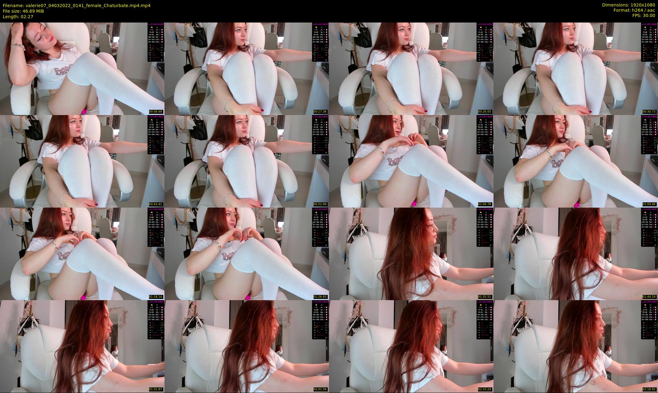 valerie07 — 3 minute Chaturbate female cam show recording, 1080p, Mar 4, 2022
