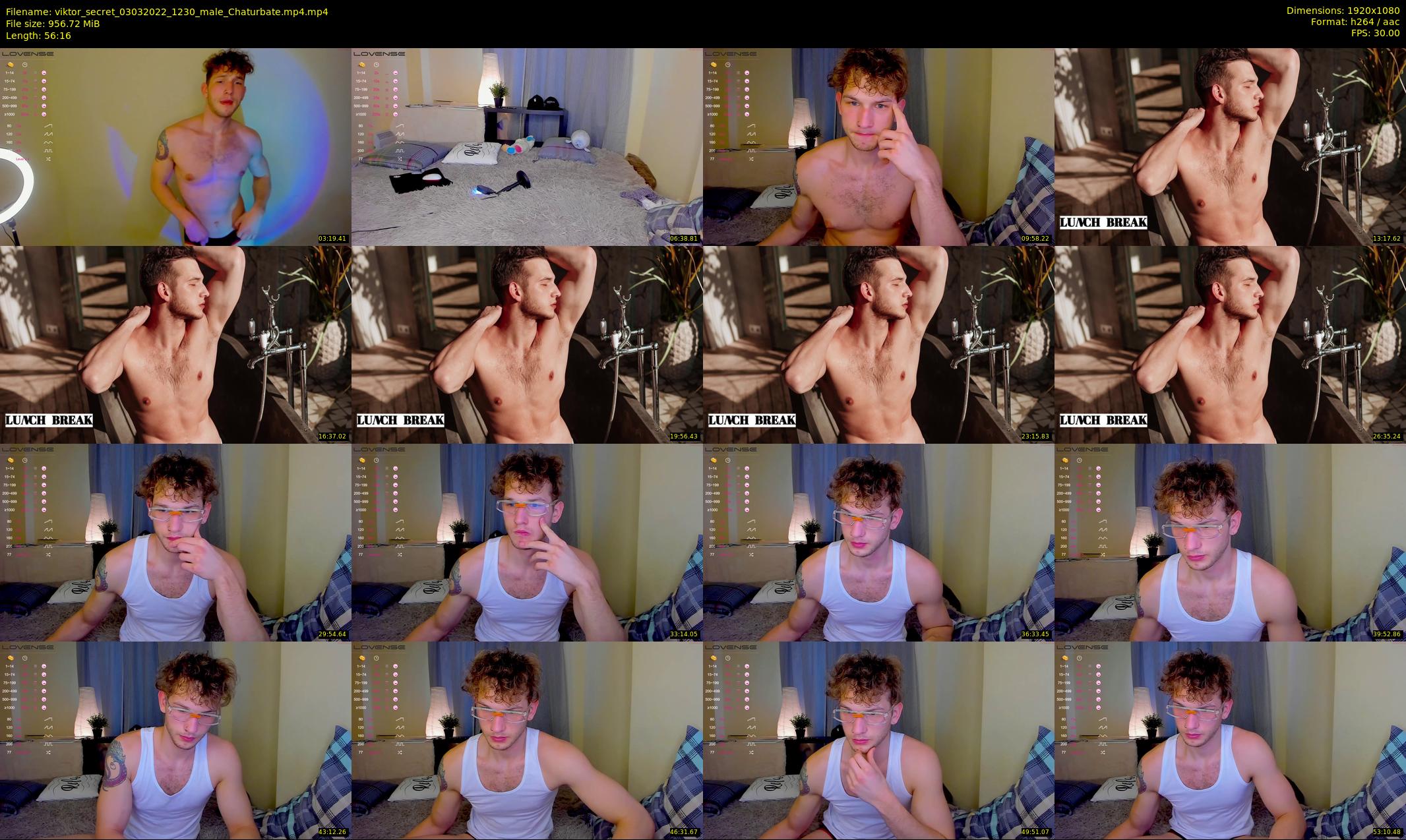 viktor_secret — 57 minute Chaturbate male cam show recording, 1080p, Mar 3, 2022