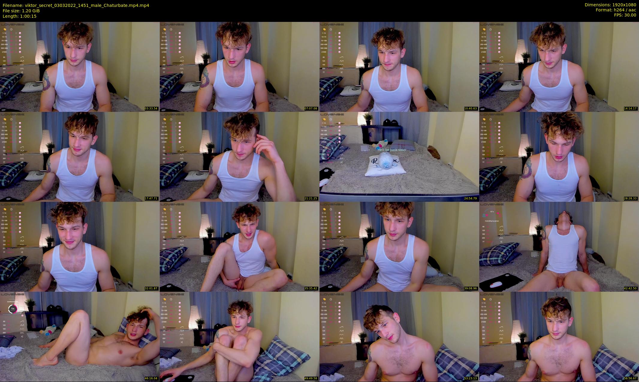 viktor_secret — 61 minute Chaturbate male cam show recording, 1080p, Mar 3, 2022