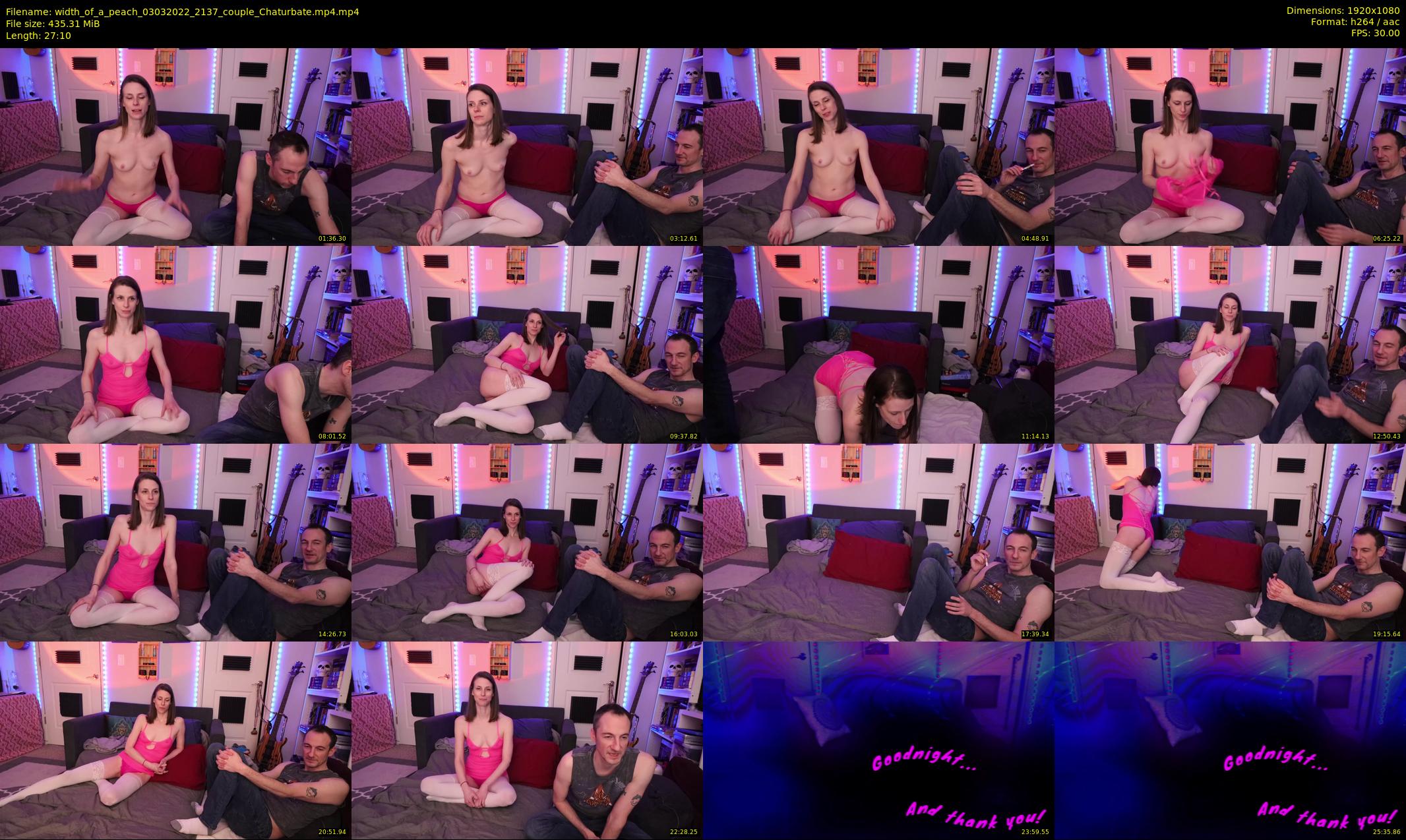 width_of_a_peach — 28 minute Chaturbate couple cam show recording, 1080p, Mar 3, 2022
