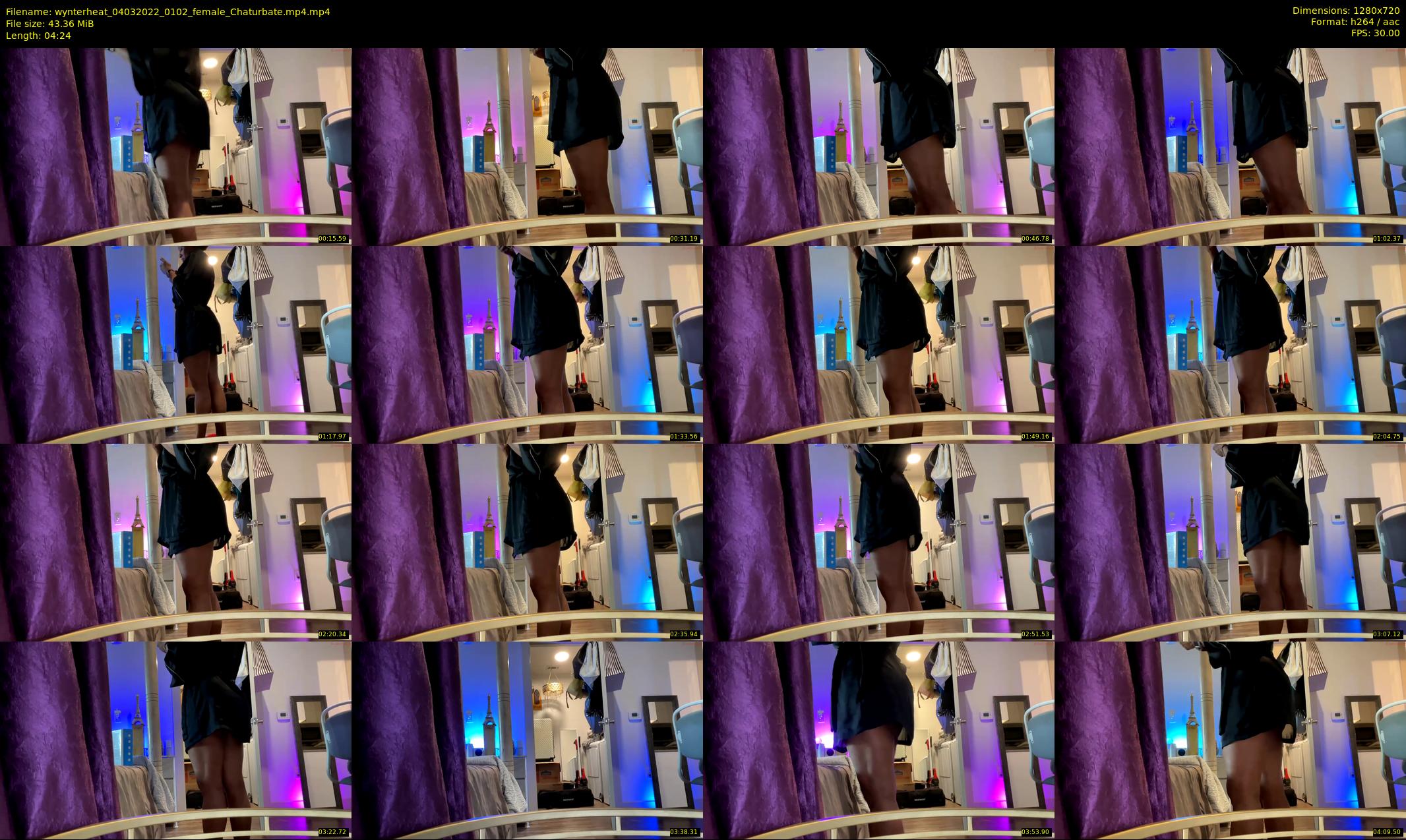 wynterheat — 5 minute Chaturbate female cam show recording, 720p, Mar 4, 2022