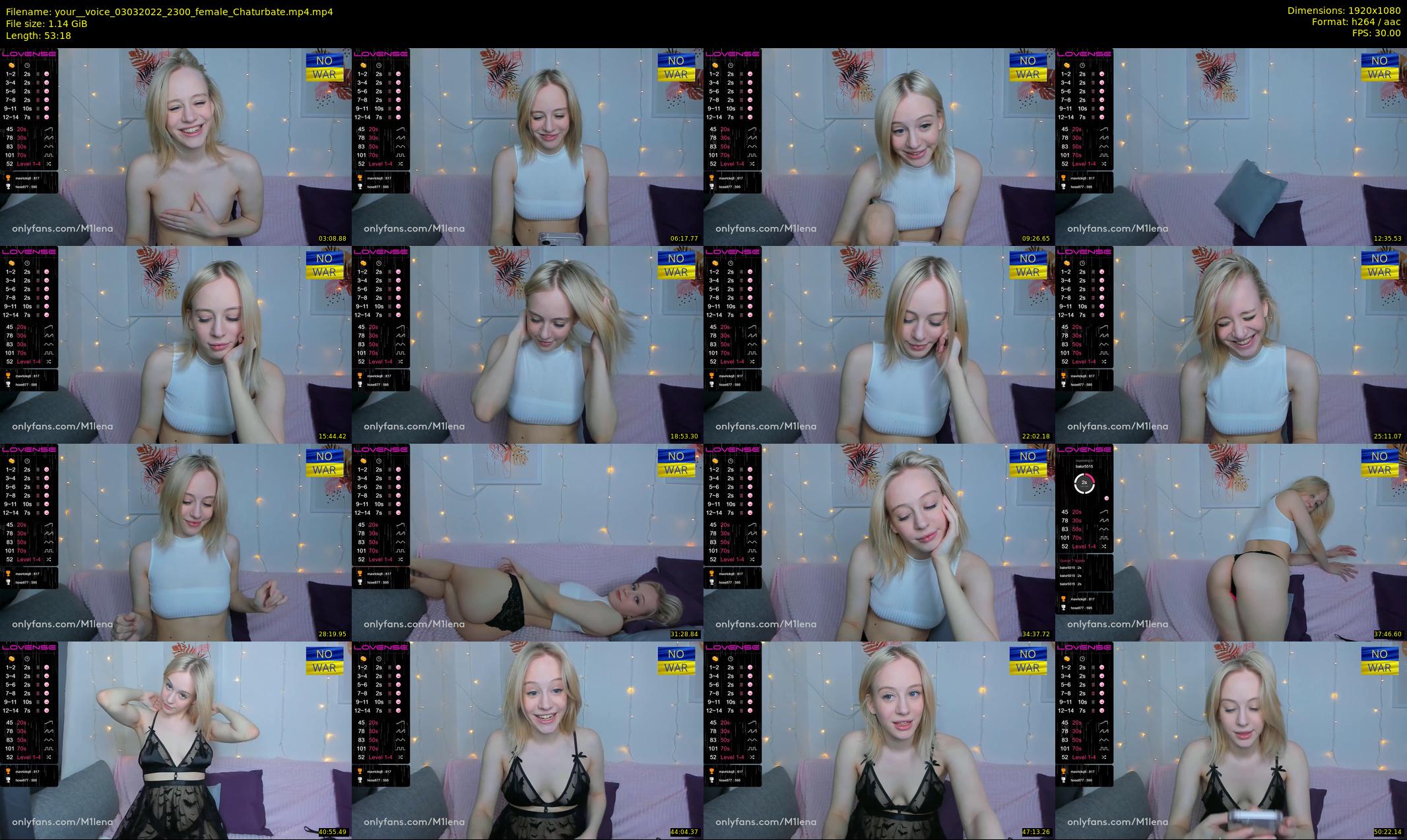 your__voice — 54 minute Chaturbate female cam show recording, 1080p, Mar 3, 2022
