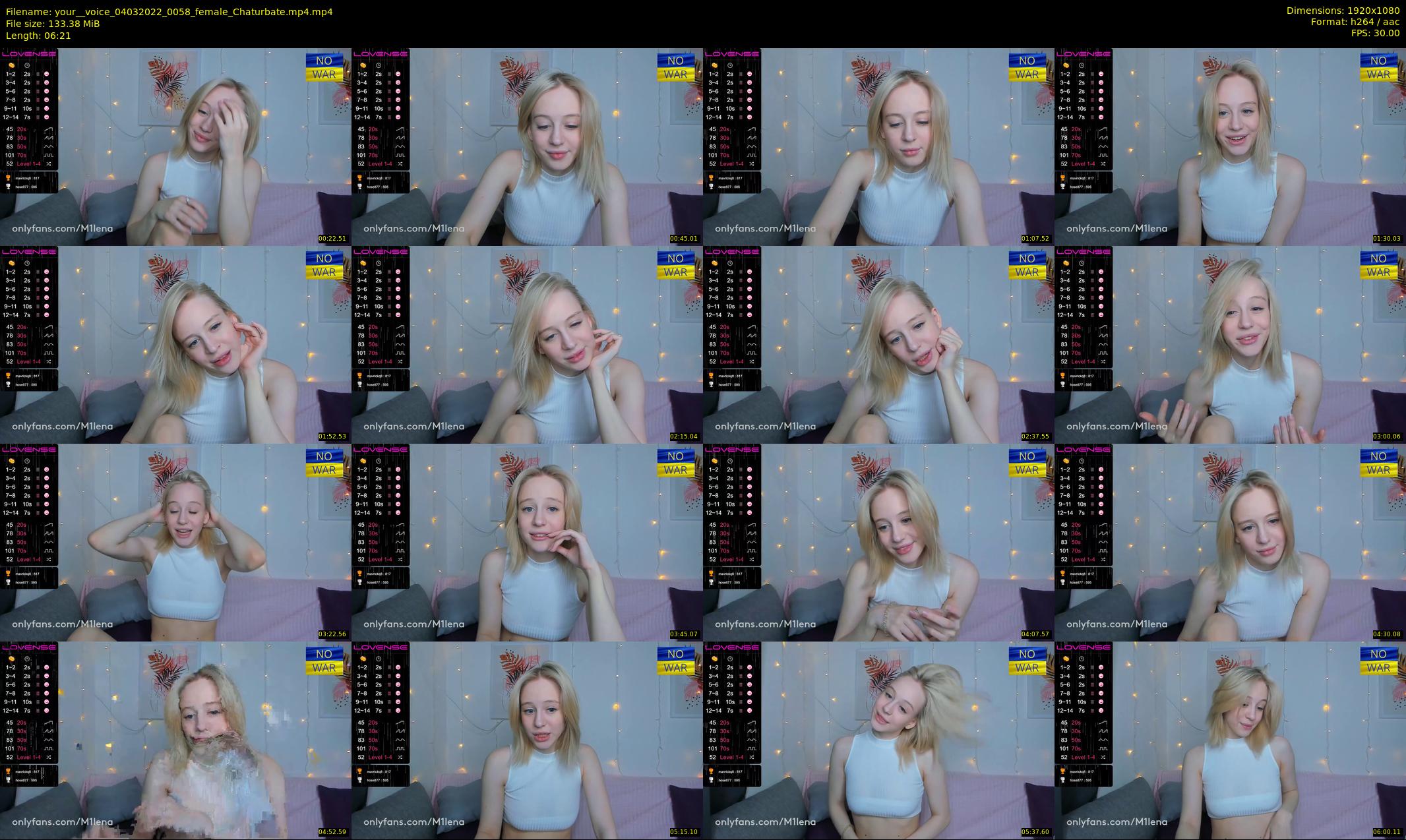 your__voice — 7 minute Chaturbate female cam show recording, 1080p, Mar 4, 2022