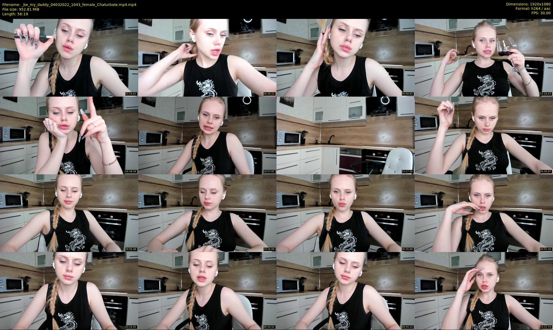 _be_my_daddy — 57 minute Chaturbate female cam show recording, 1080p, Mar 4, 2022
