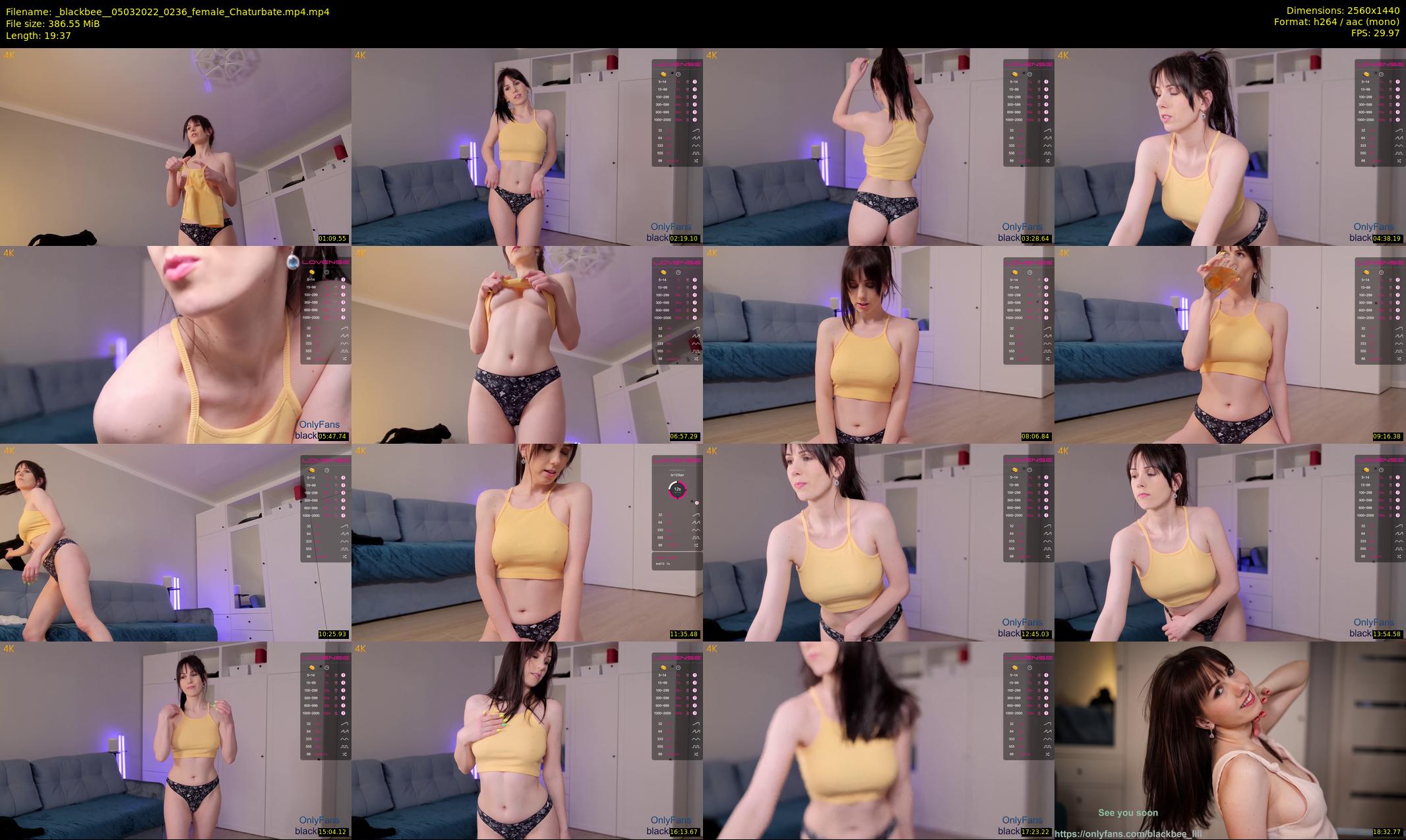 _blackbee_ — 20 minute Chaturbate female cam show recording, 1080p, Mar 5, 2022
