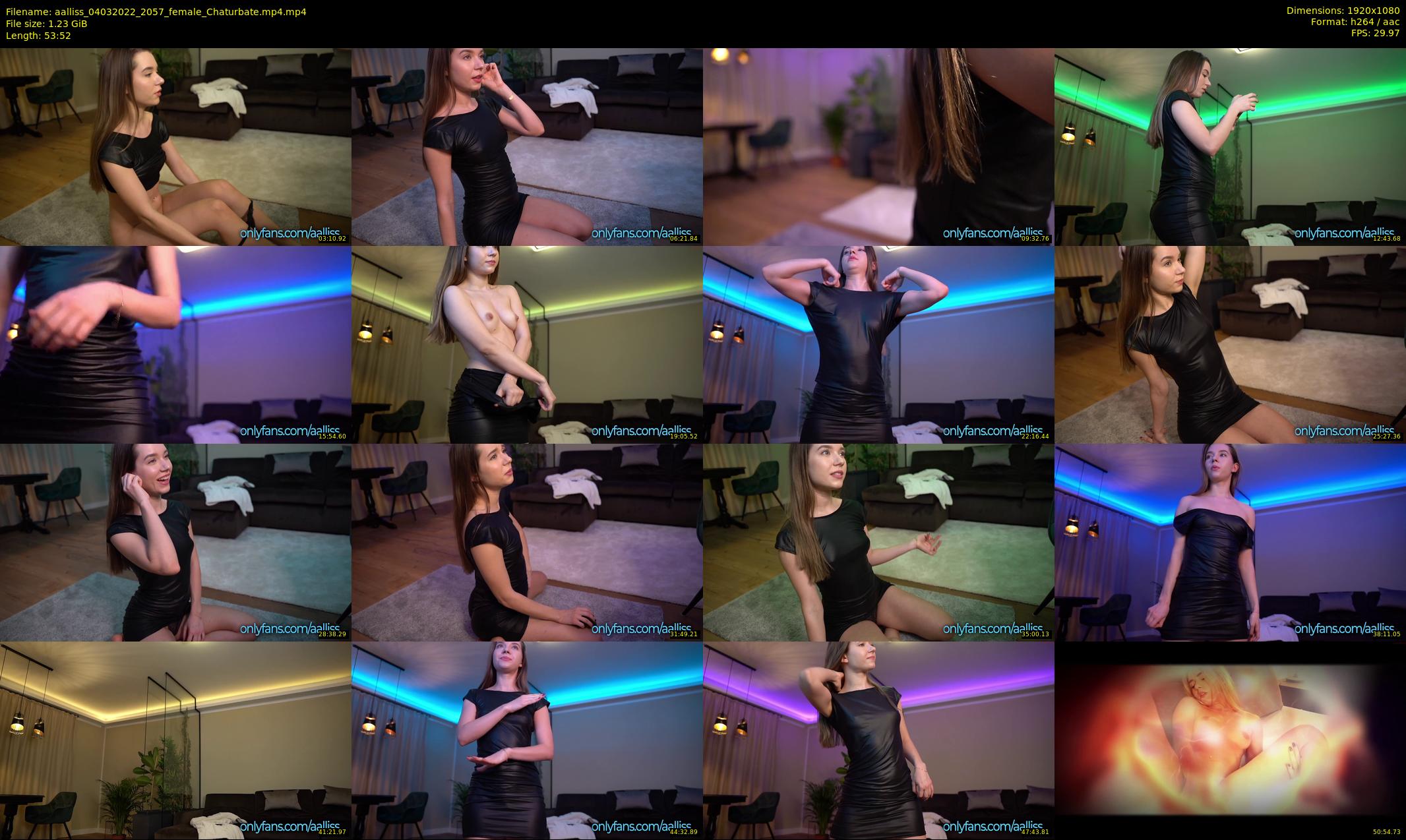 aalliss — 54 minute Chaturbate female cam show recording, 1080p, Mar 4, 2022