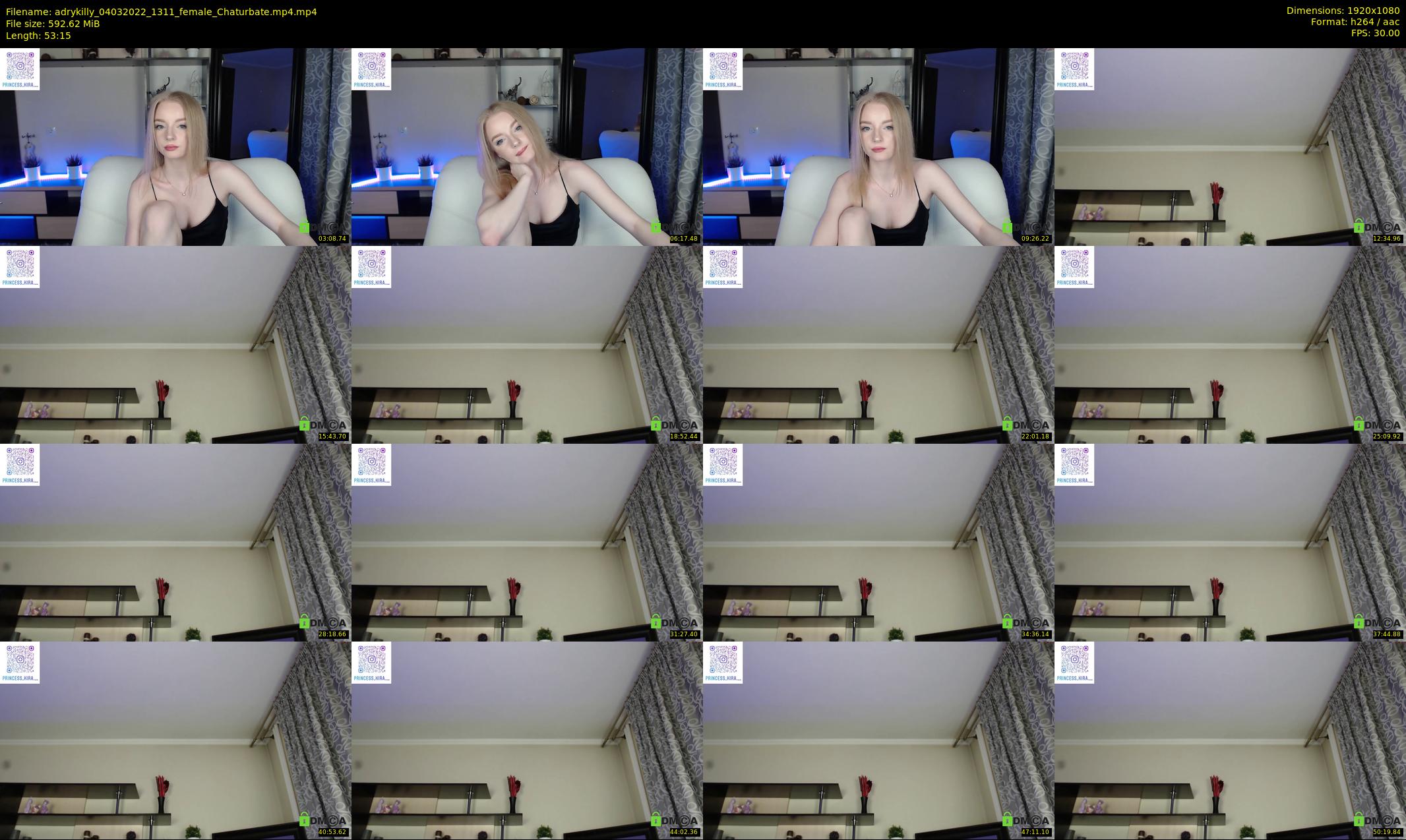 adrykilly — 54 minute Chaturbate female cam show recording, 1080p, Mar 4, 2022