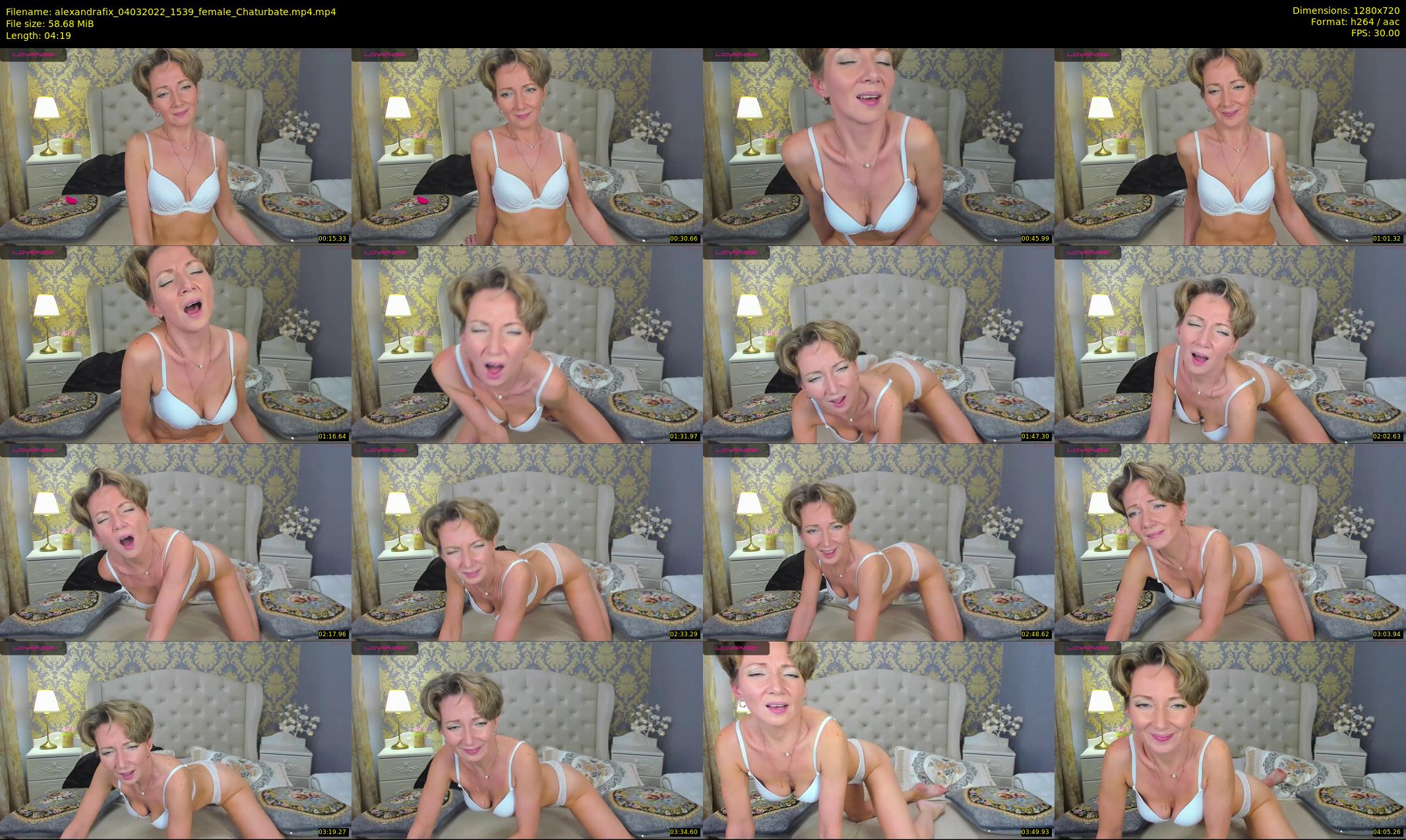 alexandrafix — 5 minute Chaturbate female cam show recording, 720p, Mar 4, 2022