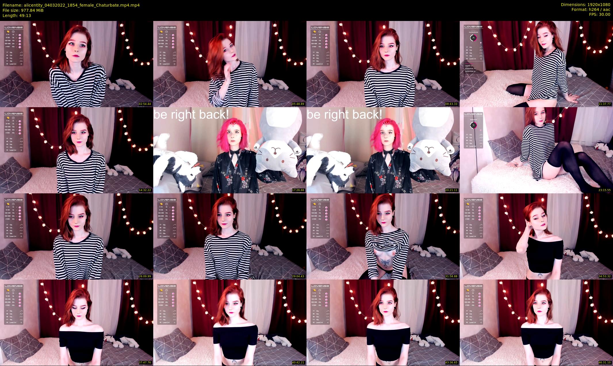alicentity — 50 minute Chaturbate female cam show recording, 1080p, Mar 4, 2022