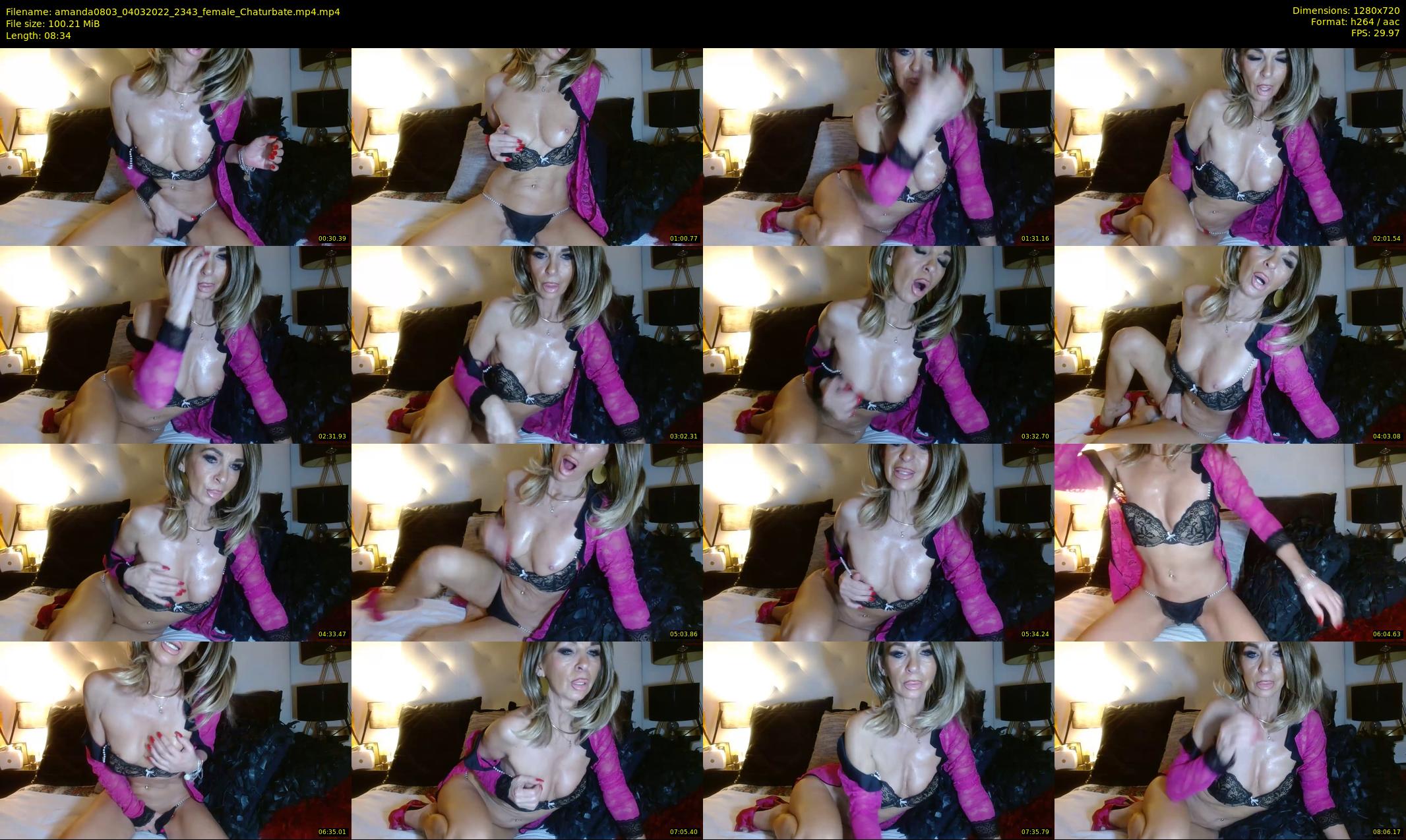 amanda0803 — 9 minute Chaturbate female cam show recording, 720p, Mar 4, 2022