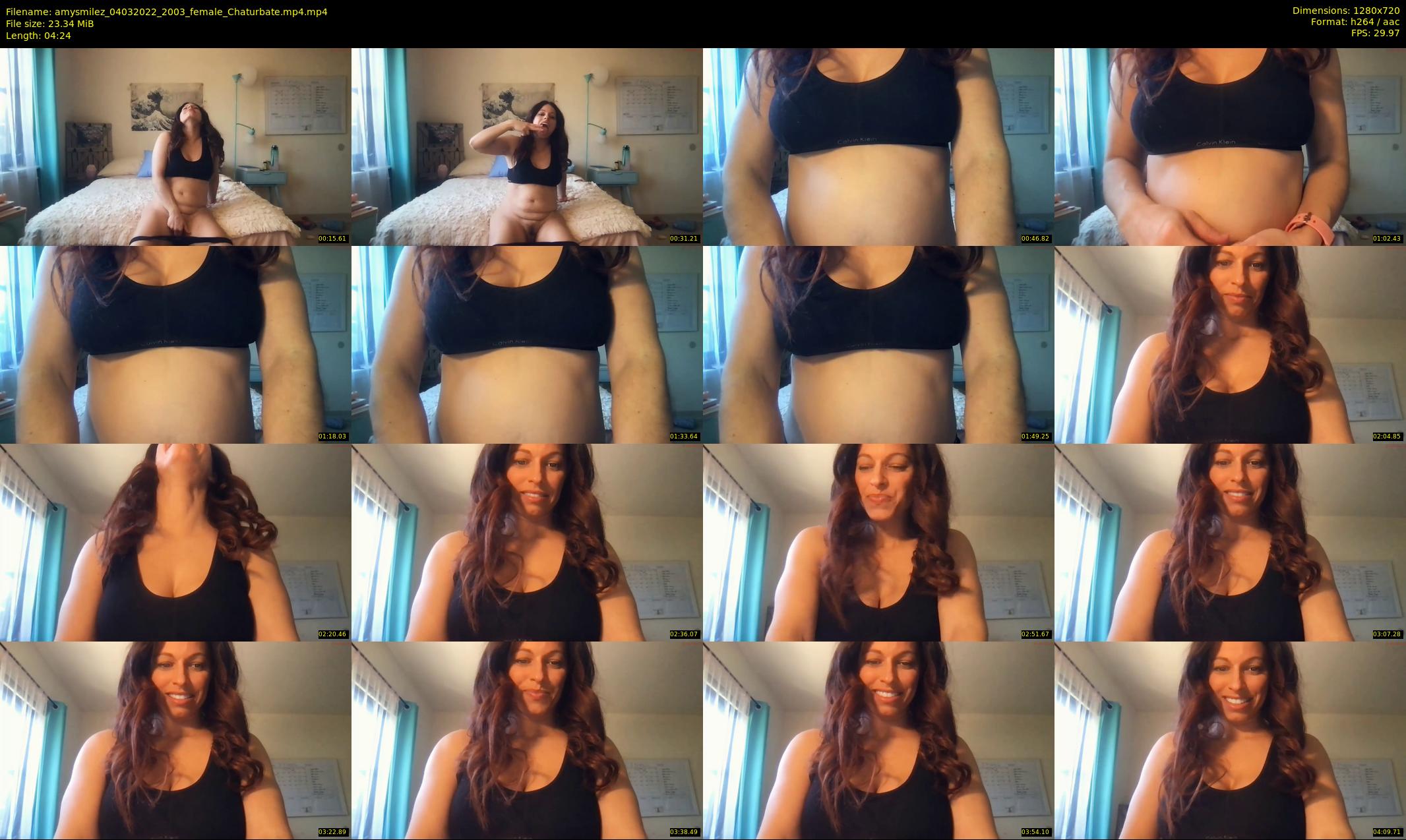 amysmilez — 5 minute Chaturbate female cam show recording, 720p, Mar 4, 2022