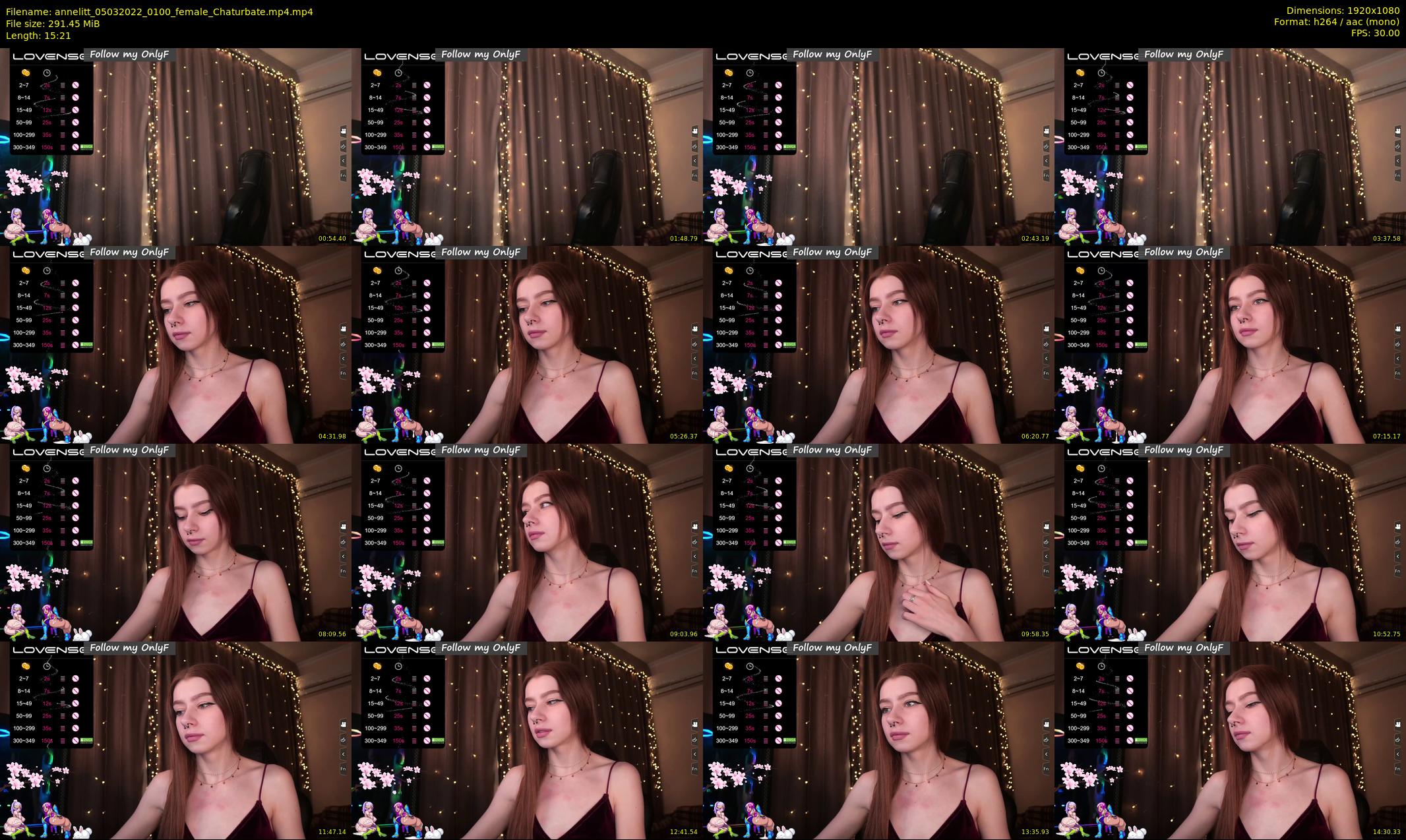 annelitt — 16 minute Chaturbate female cam show recording, 1080p, Mar 5, 2022