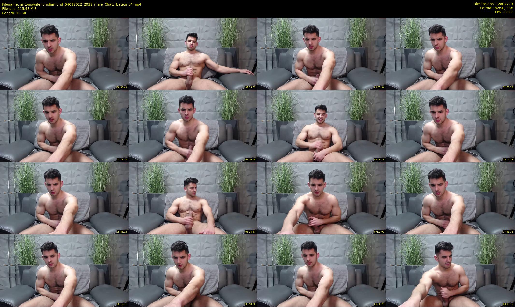 antoniovalentinidiamond — 11 minute Chaturbate male cam show recording, 720p, Mar 4, 2022