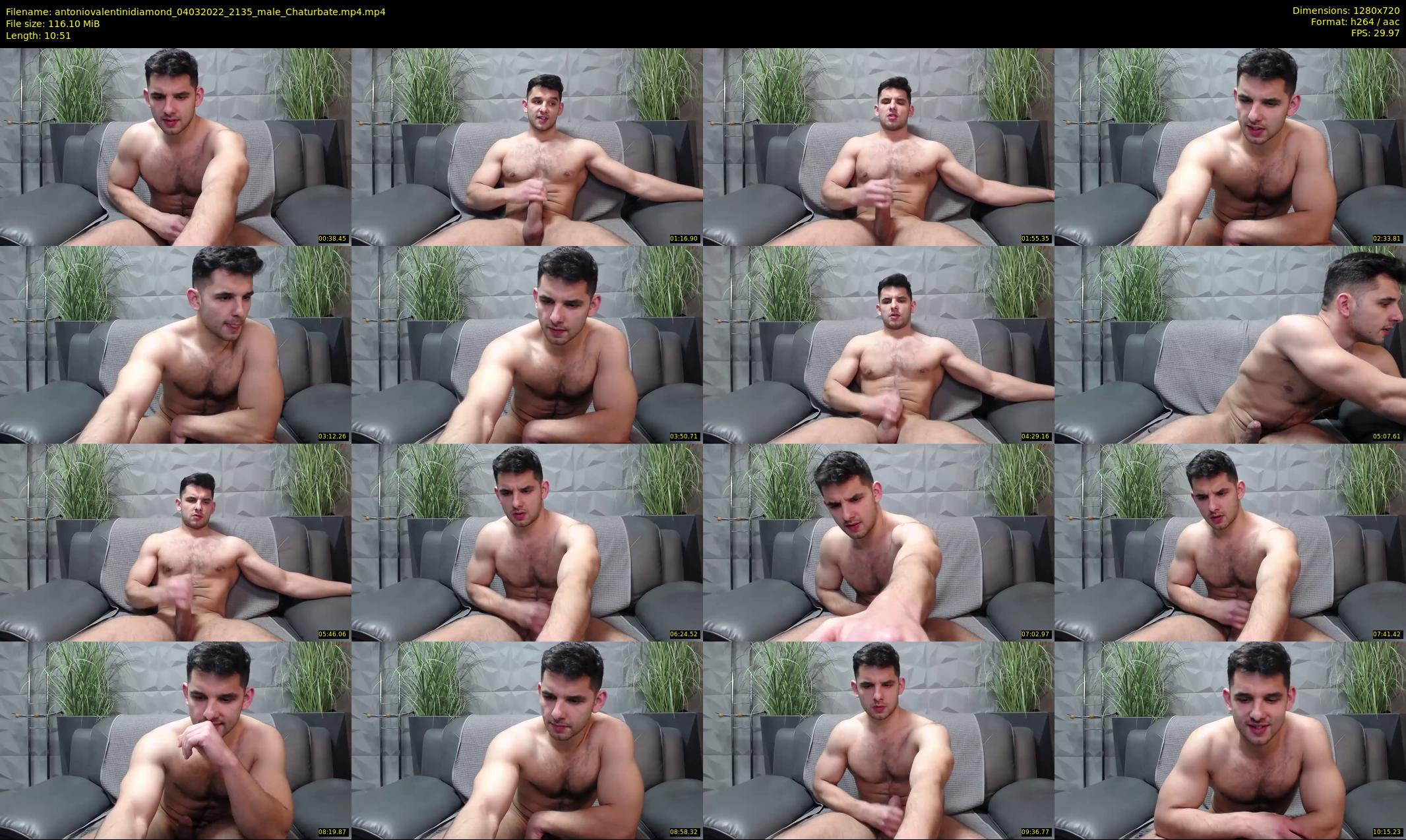 antoniovalentinidiamond — 11 minute Chaturbate male cam show recording, 720p, Mar 4, 2022