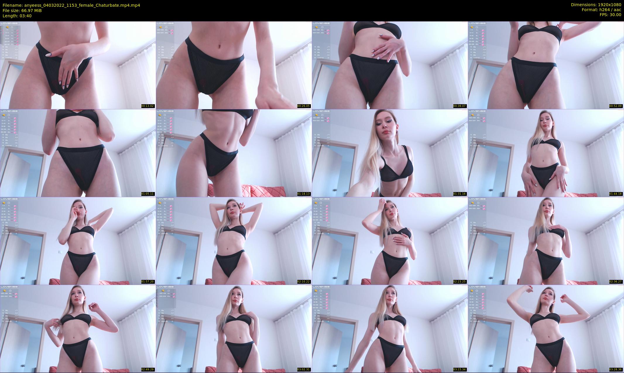 anyeess — 4 minute Chaturbate female cam show recording, 1080p, Mar 4, 2022