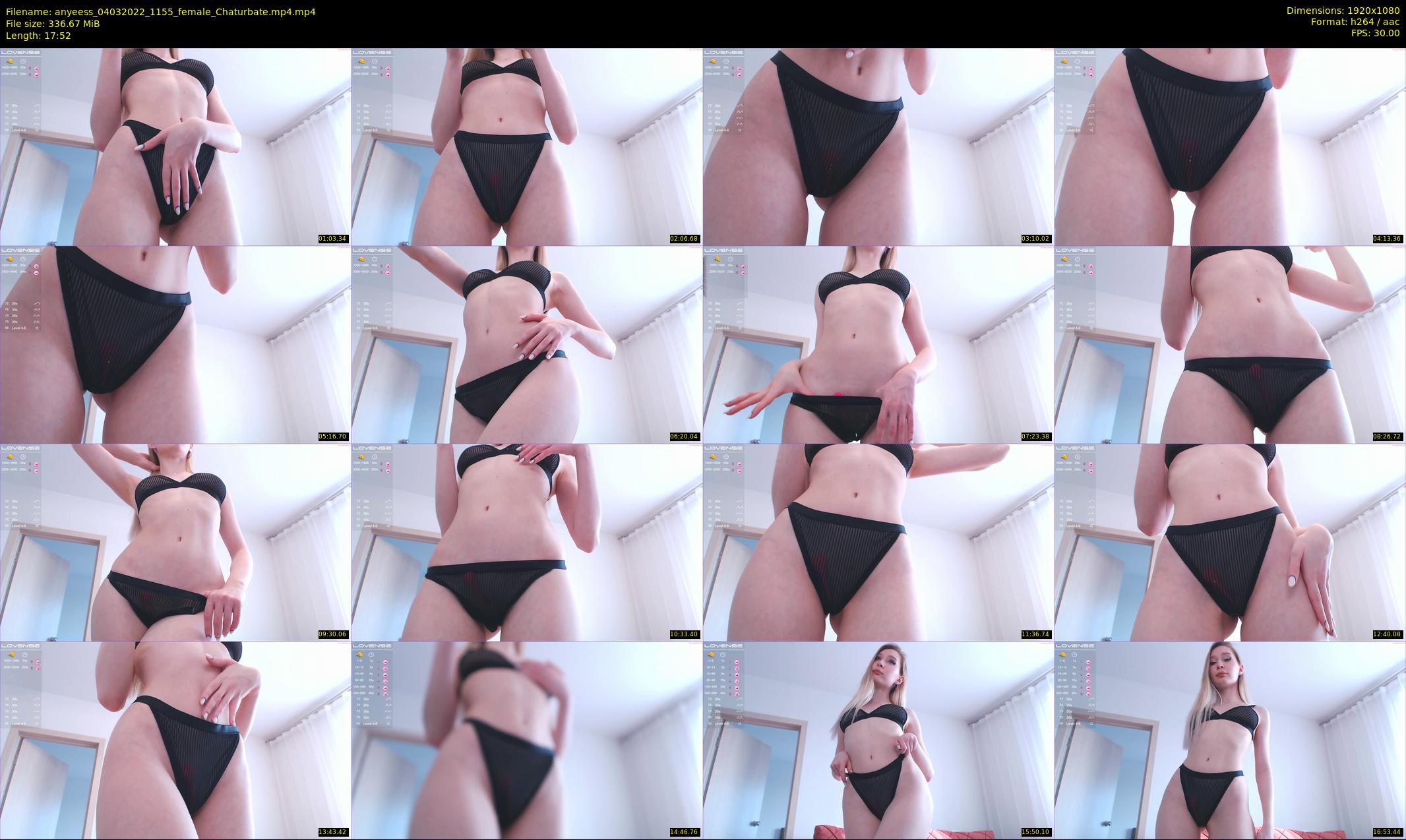anyeess — 18 minute Chaturbate female cam show recording, 1080p, Mar 4, 2022