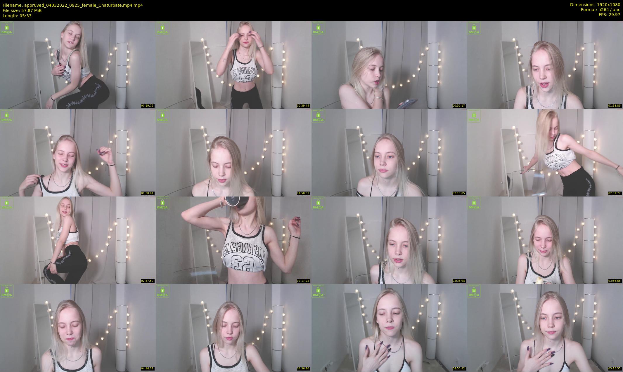 appr0ved — 6 minute Chaturbate female cam show recording, 1080p, Mar 4, 2022