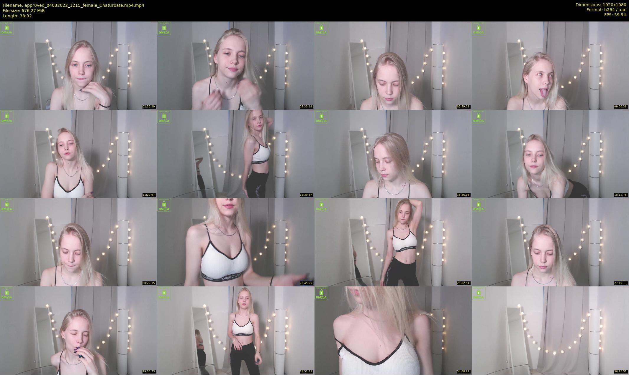 appr0ved — 39 minute Chaturbate female cam show recording, 1080p, Mar 4, 2022