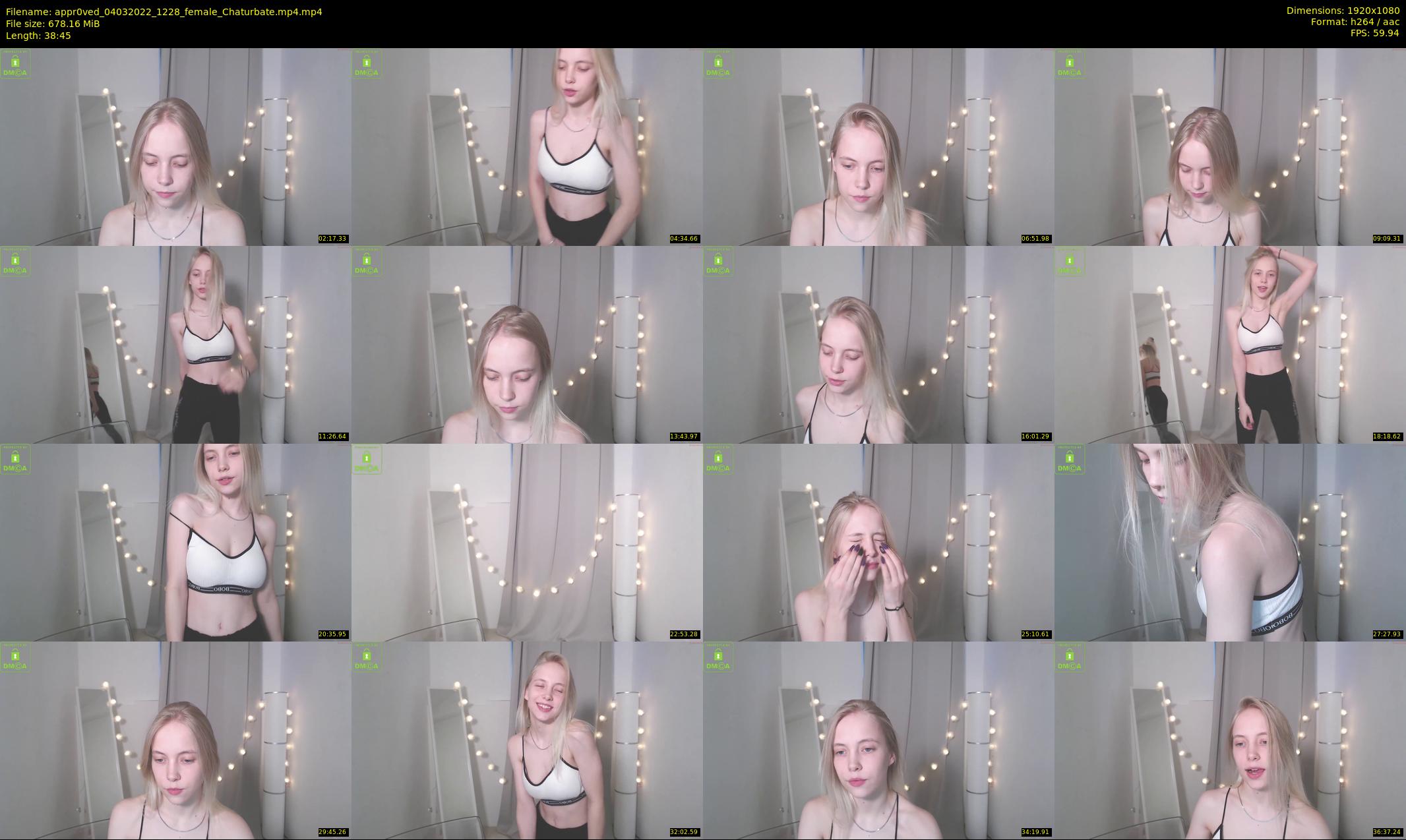 appr0ved — 39 minute Chaturbate female cam show recording, 1080p, Mar 4, 2022