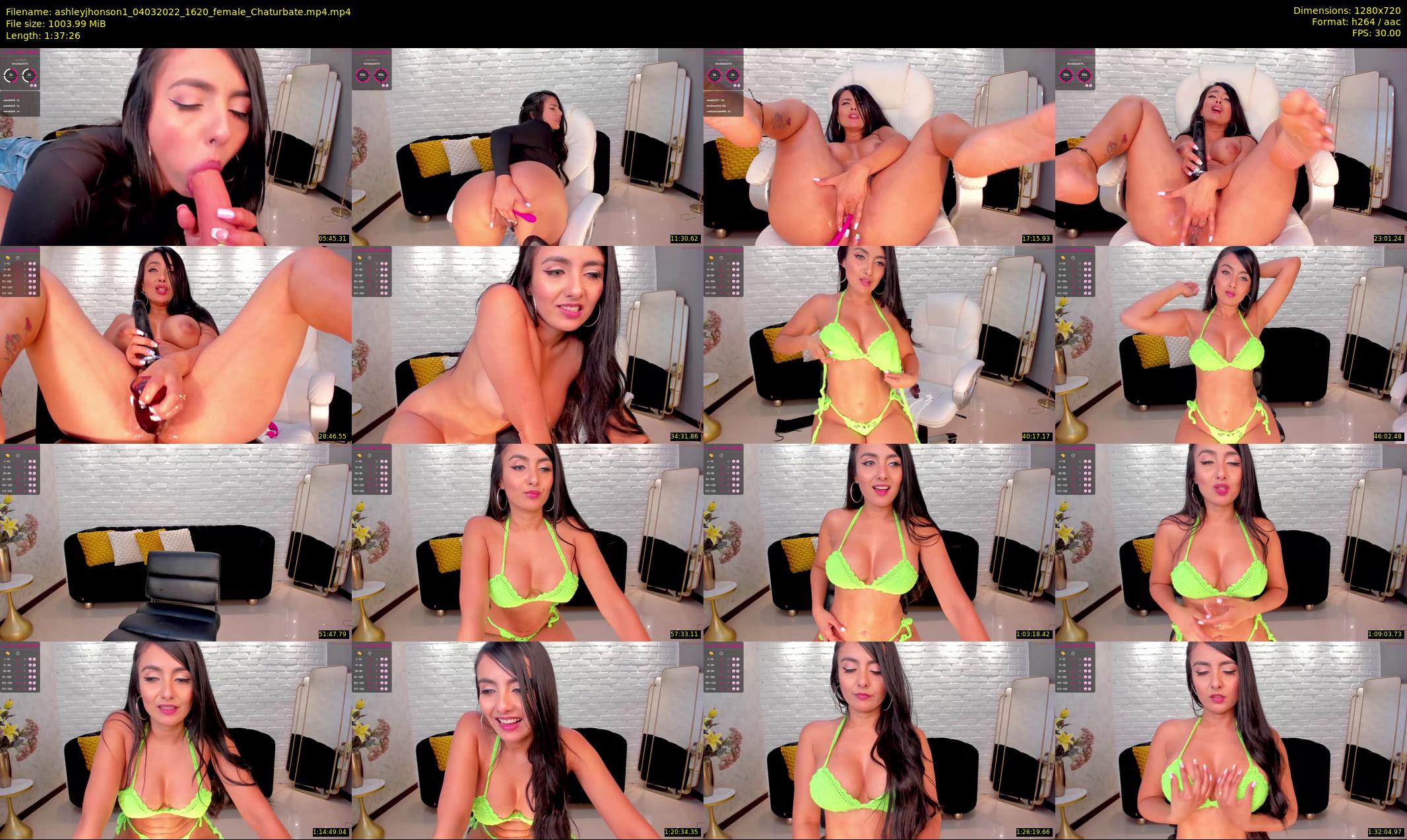 ashleyjhonson1 — 98 minute Chaturbate female cam show recording, 720p, Mar 4, 2022