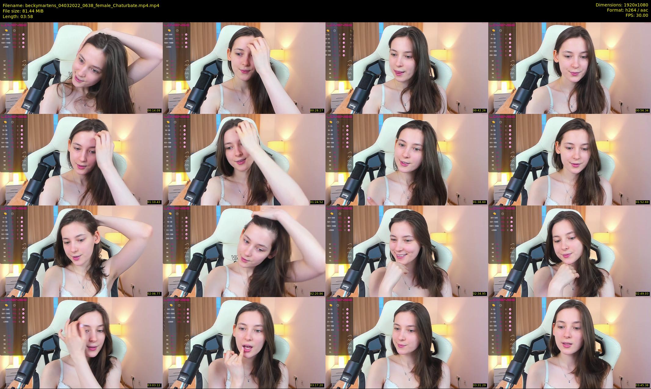 beckymartens — 4 minute Chaturbate female cam show recording, 1080p, Mar 4, 2022
