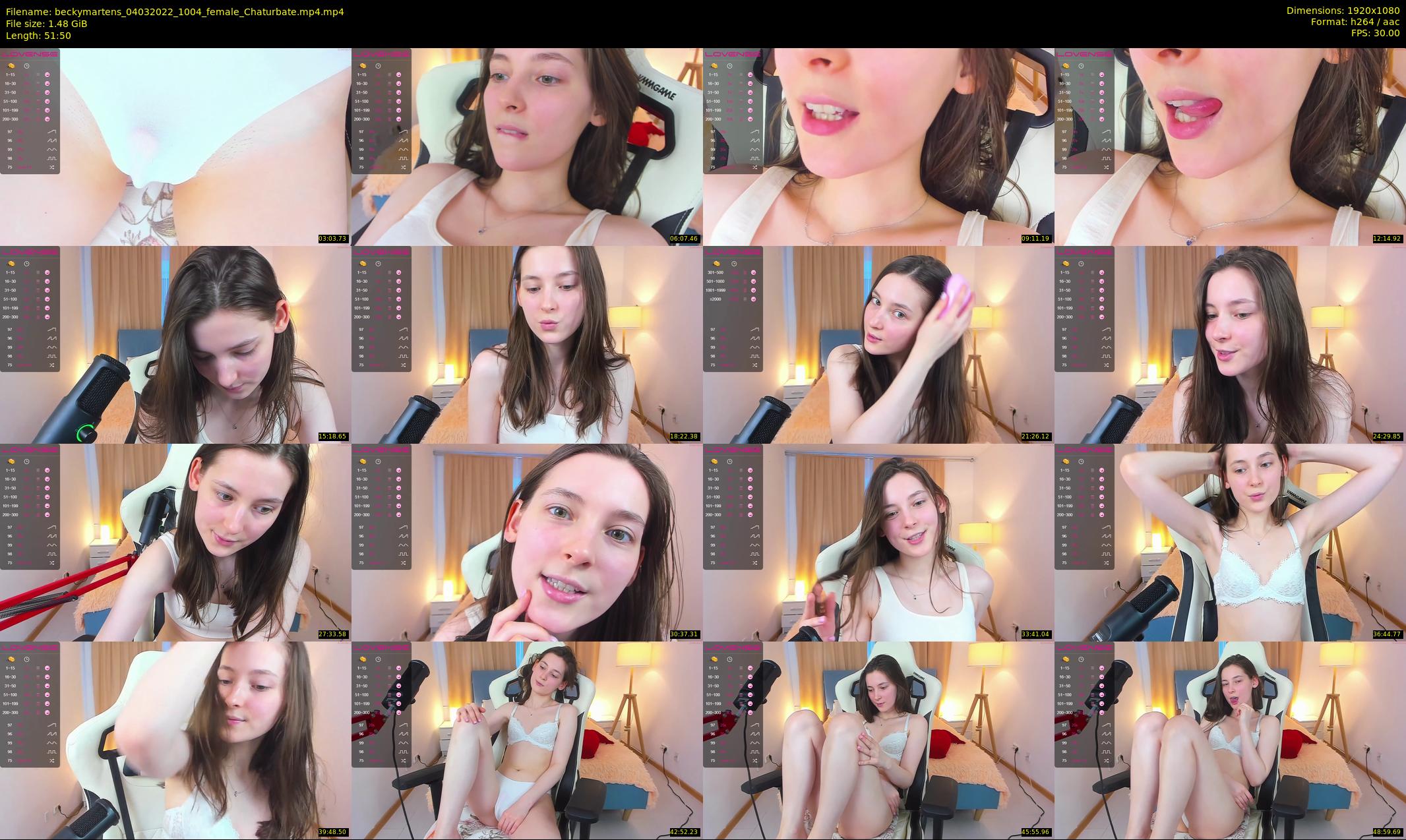 beckymartens — 52 minute Chaturbate female cam show recording, 1080p, Mar 4, 2022