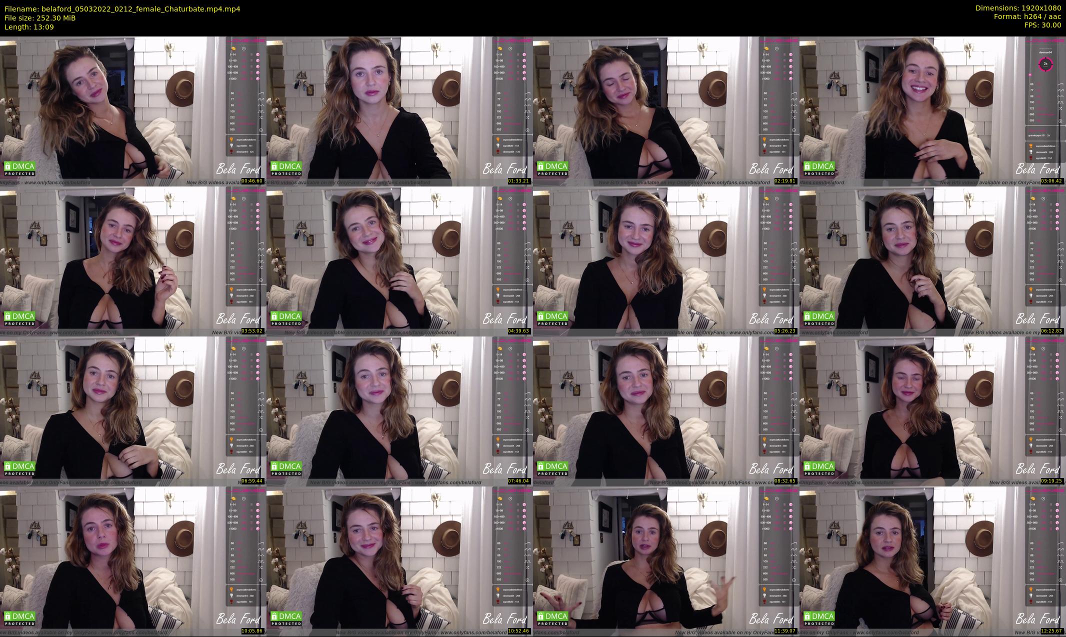 belaford — 14 minute Chaturbate female cam show recording, 1080p, Mar 5, 2022