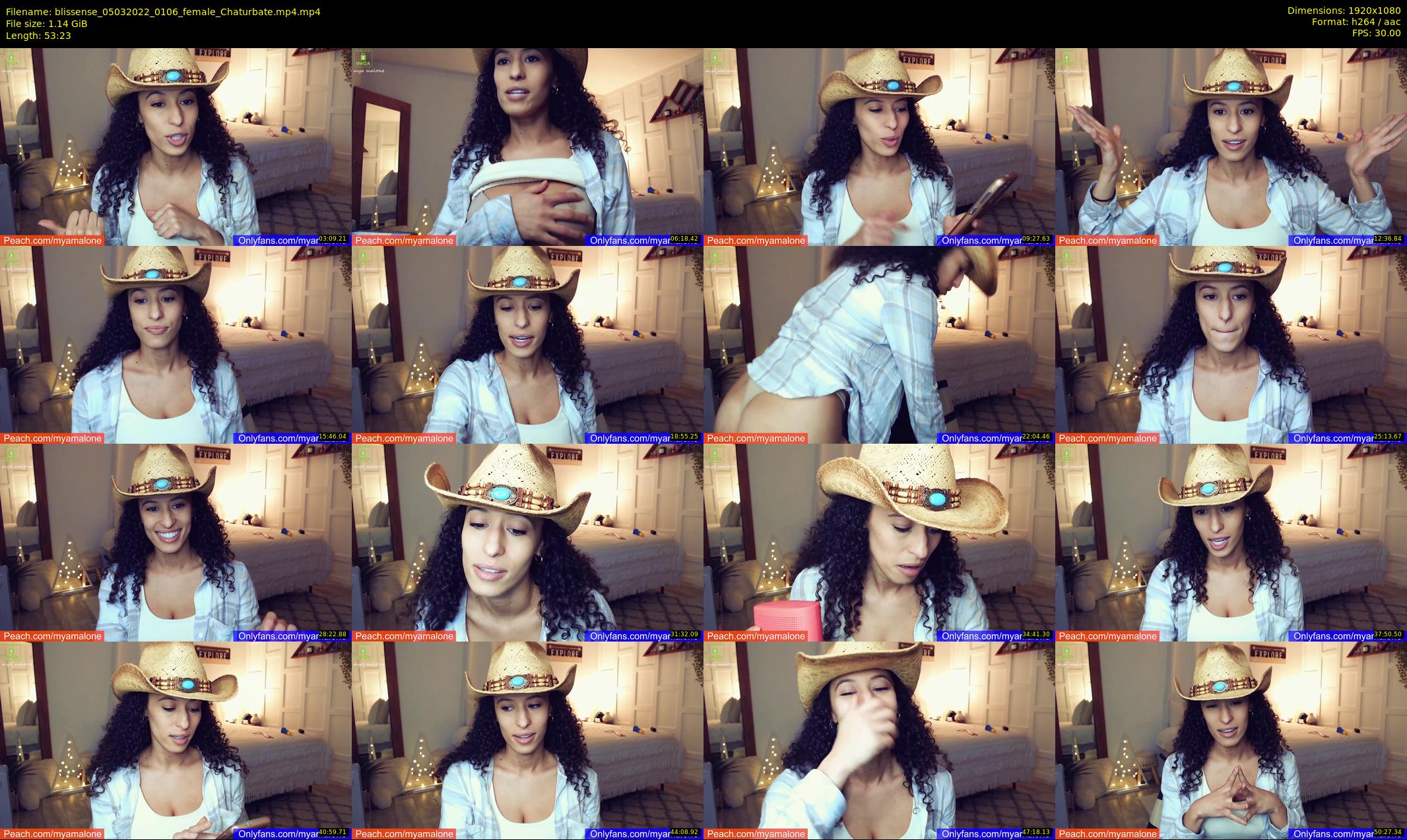 blissense — 54 minute Chaturbate female cam show recording, 1080p, Mar 5, 2022