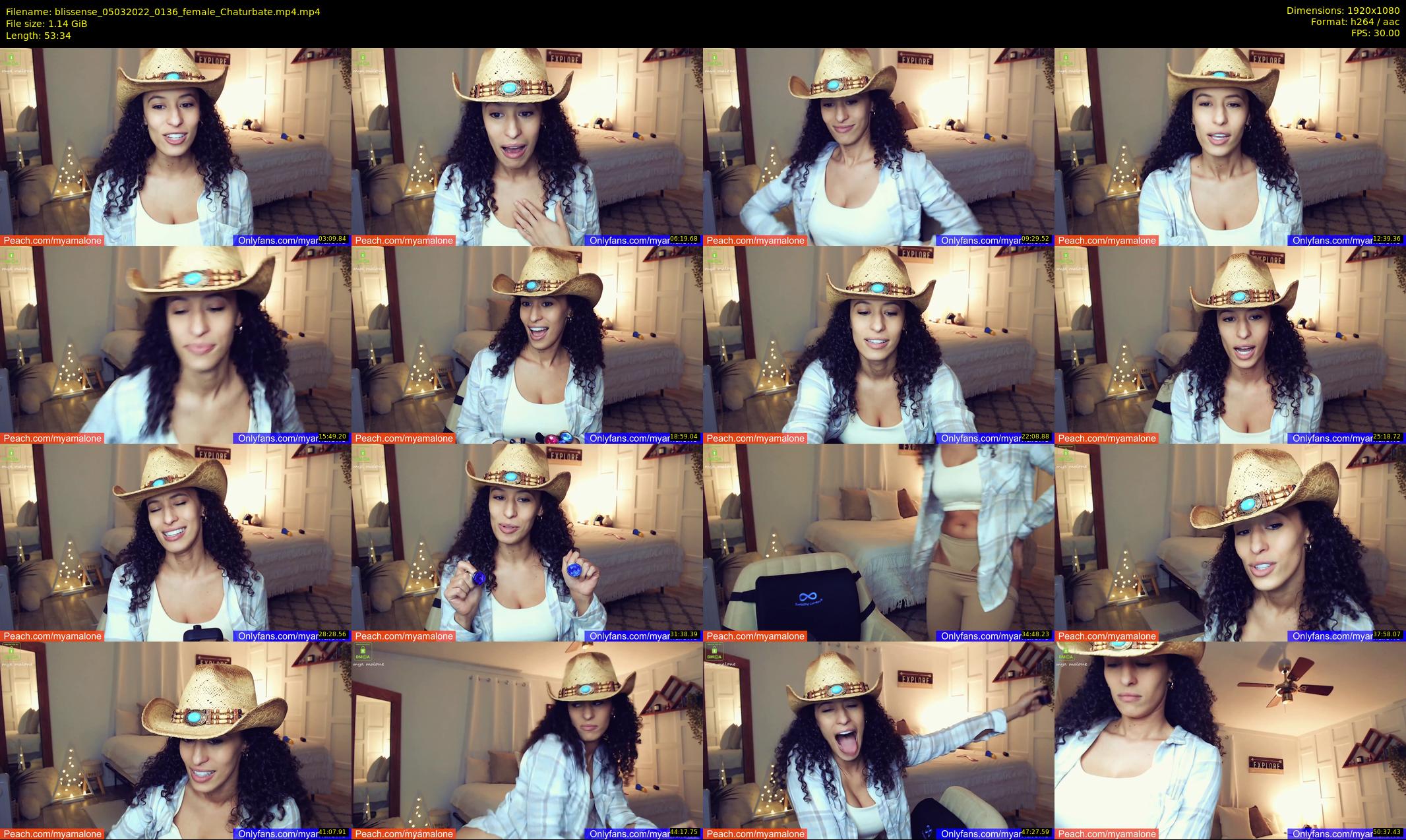 blissense — 54 minute Chaturbate female cam show recording, 1080p, Mar 5, 2022