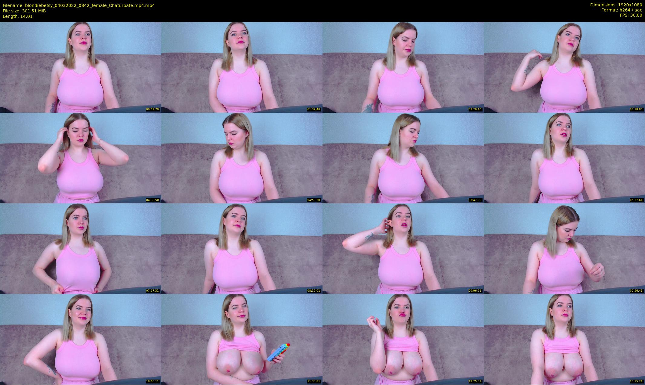 blondiebetsy — 15 minute Chaturbate female cam show recording, 1080p, Mar 4, 2022