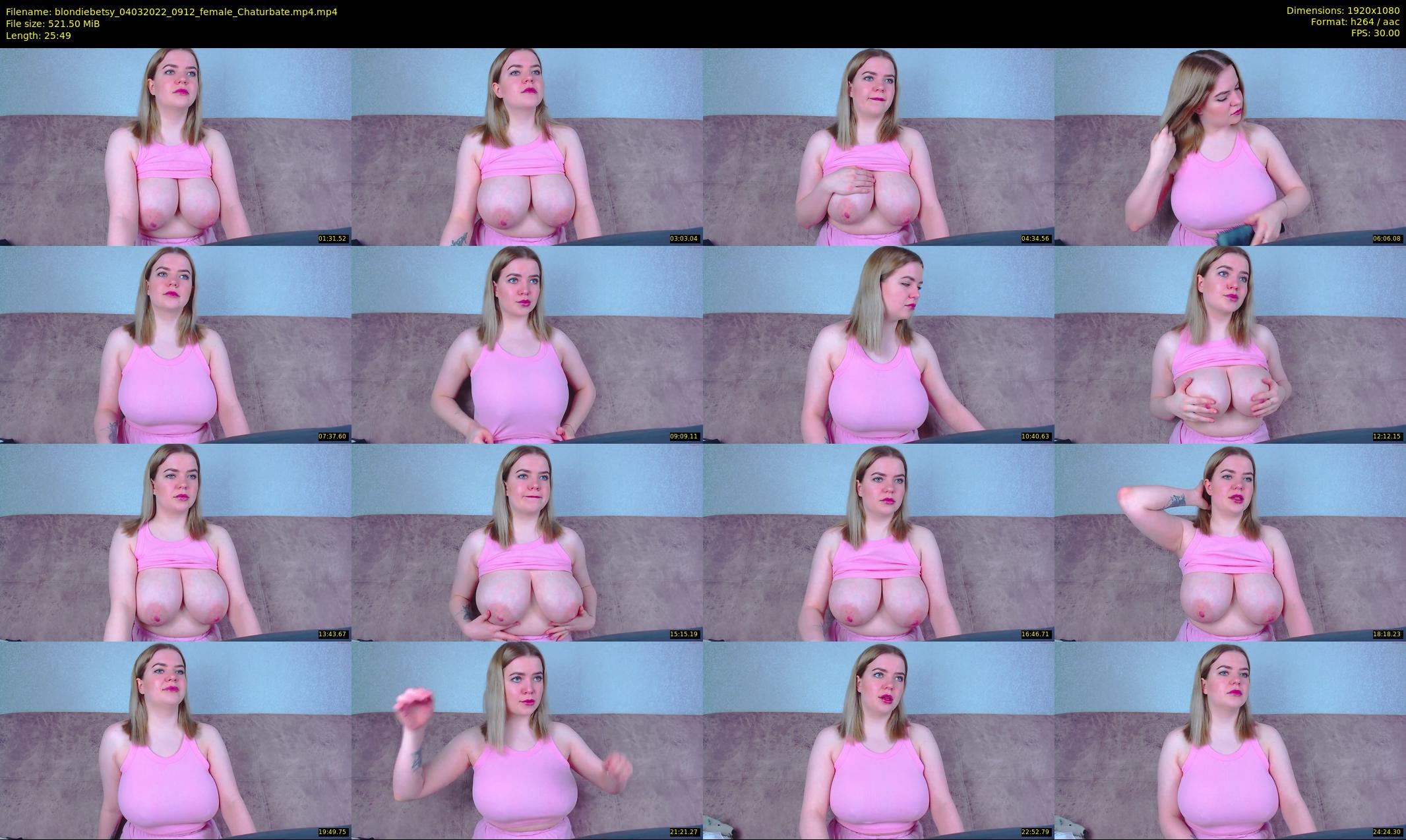 blondiebetsy — 26 minute Chaturbate female cam show recording, 1080p, Mar 4, 2022