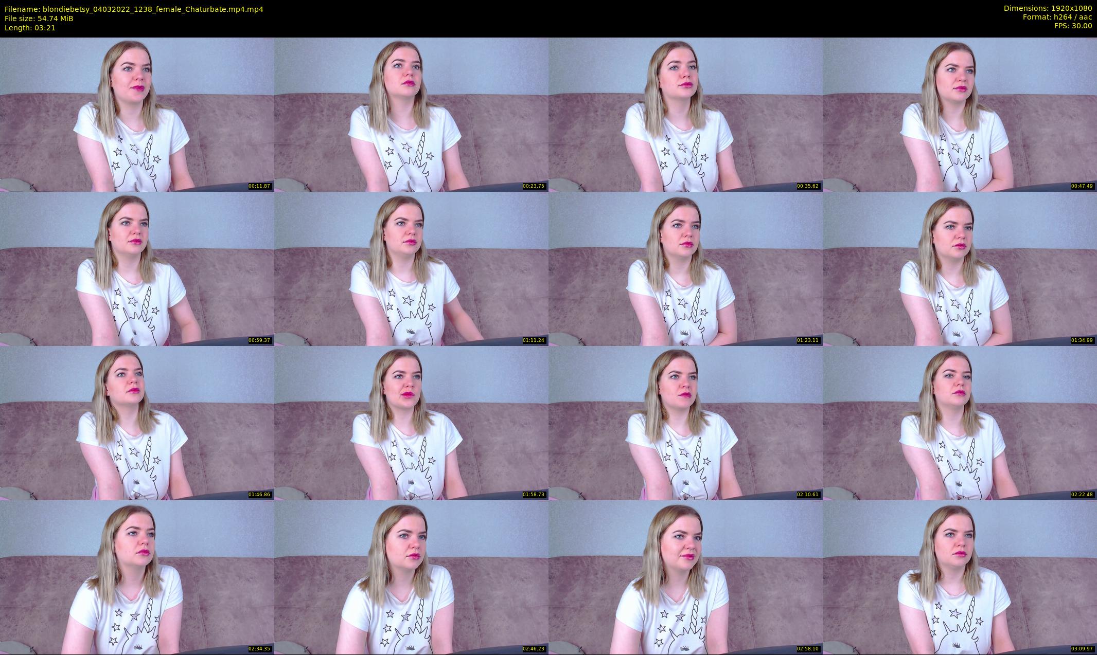 blondiebetsy — 4 minute Chaturbate female cam show recording, 1080p, Mar 4, 2022