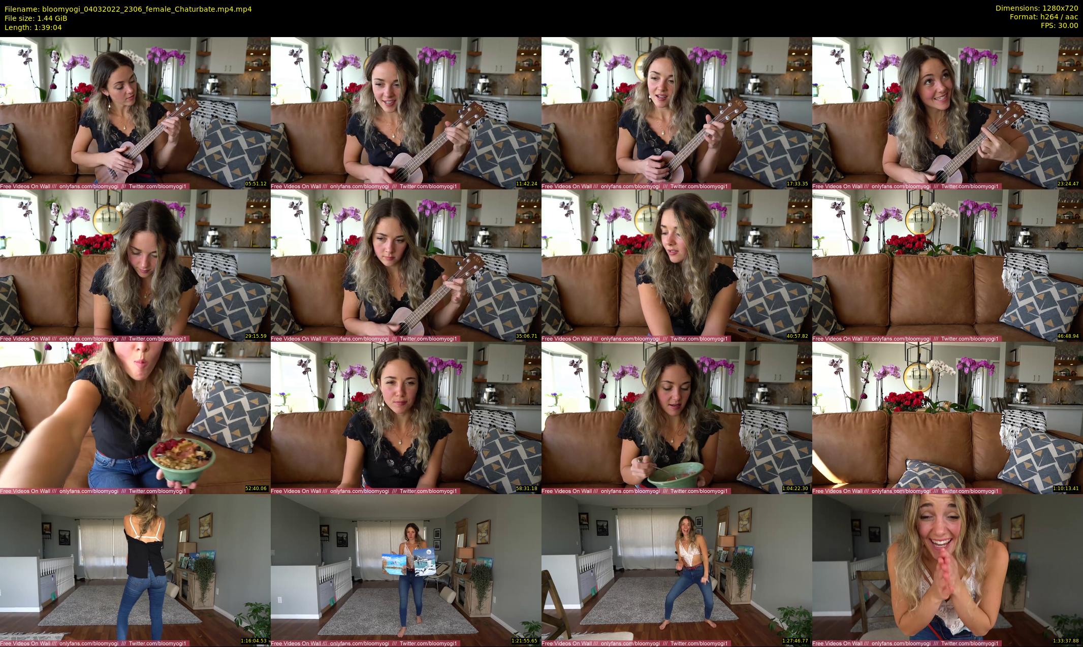bloomyogi — 100 minute Chaturbate female cam show recording, 720p, Mar 4, 2022
