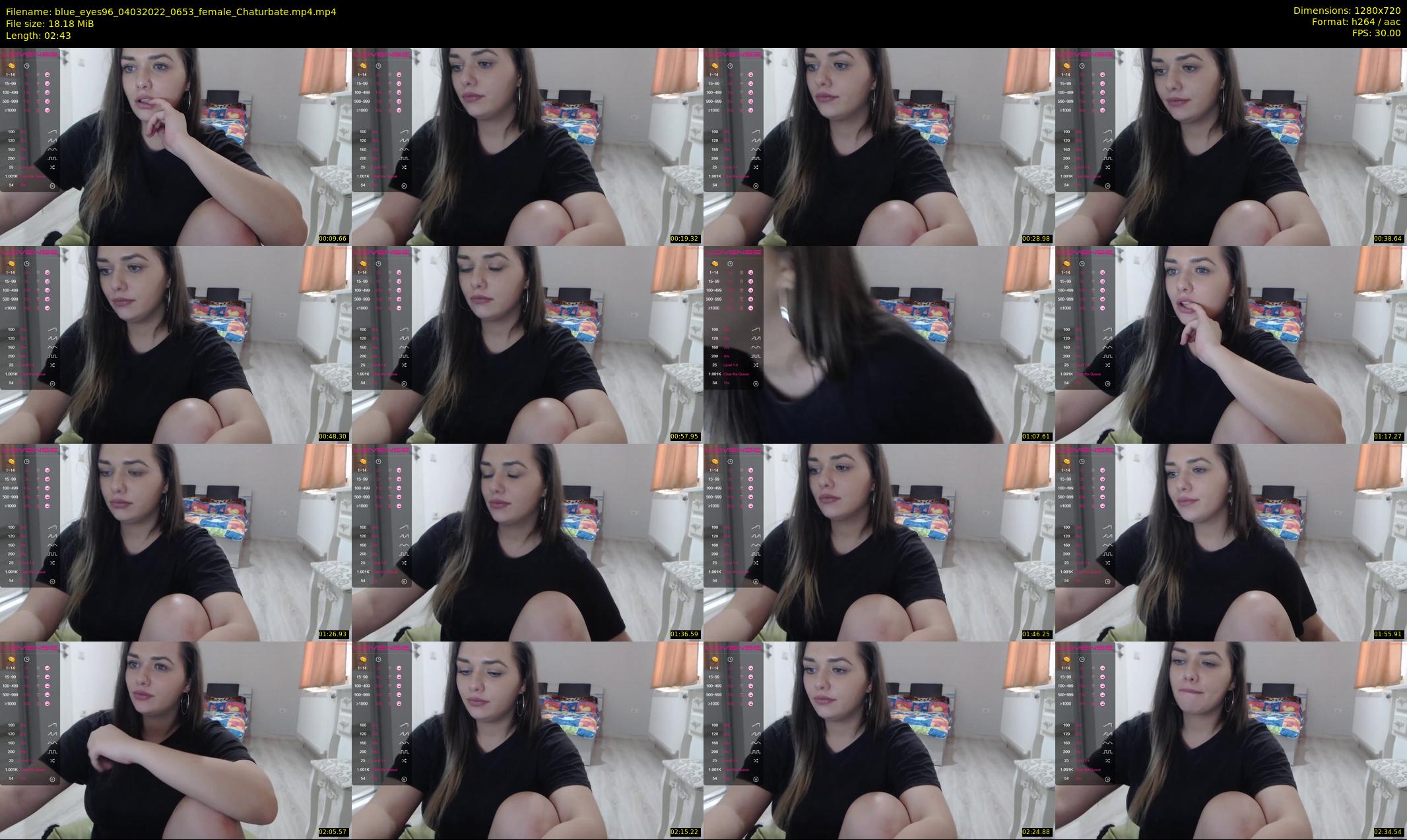 blue_eyes96 — 3 minute Chaturbate female cam show recording, 720p, Mar 4, 2022