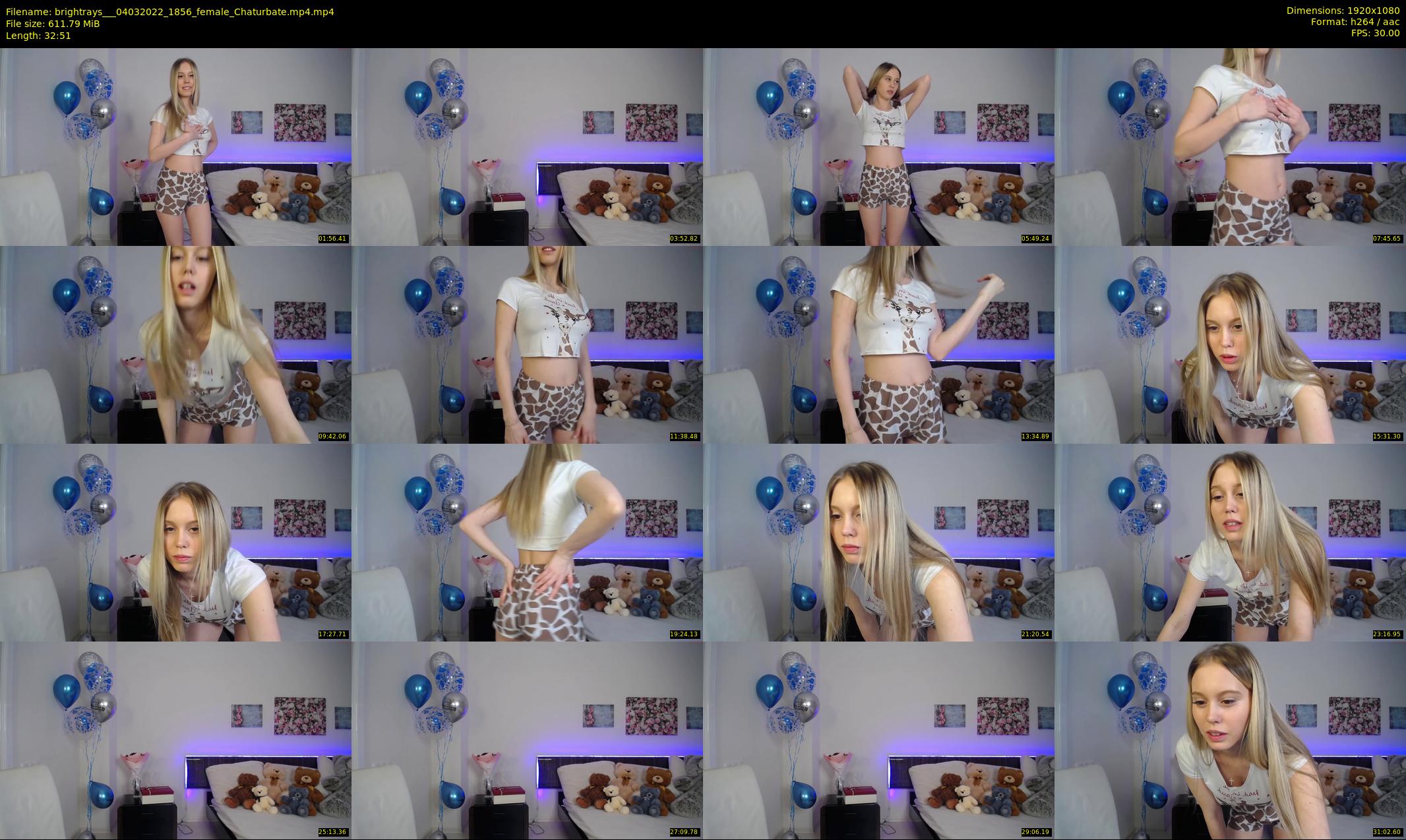 brightrays__ — 33 minute Chaturbate female cam show recording, 1080p, Mar 4, 2022