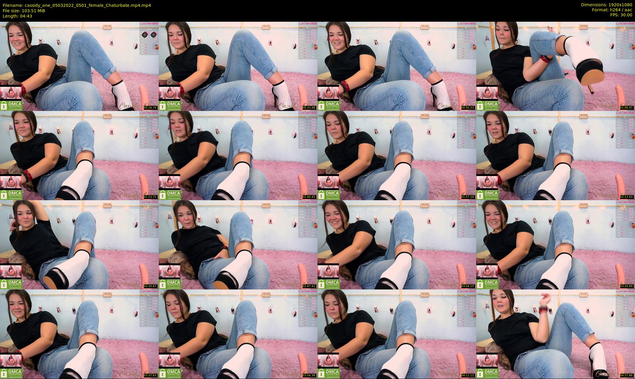 cassidy_one — 5 minute Chaturbate female cam show recording, 1080p, Mar 5, 2022
