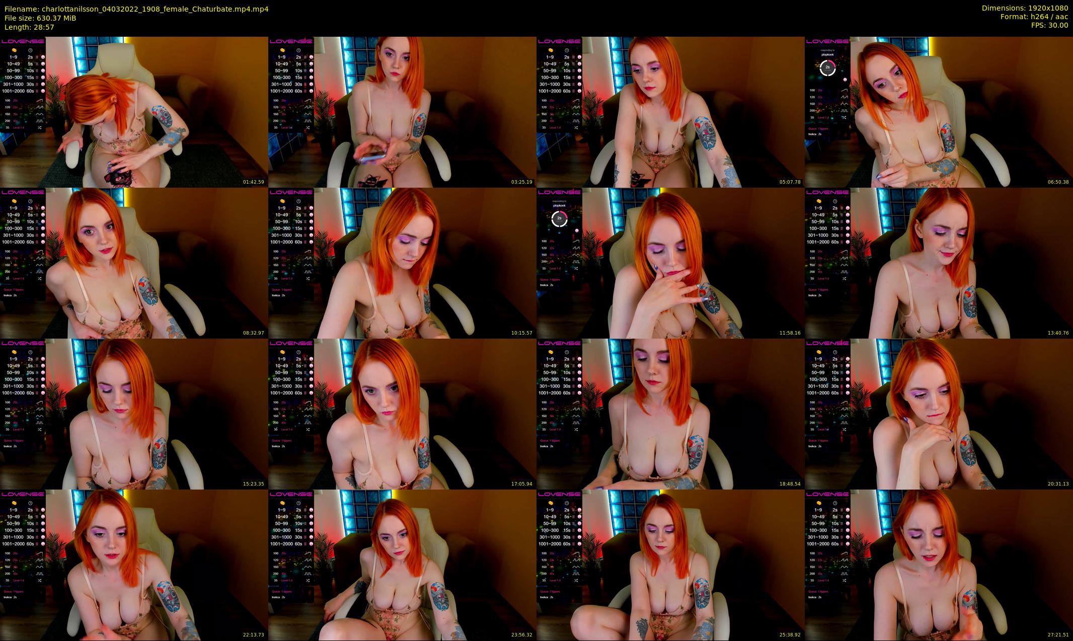 charlottanilsson — 29 minute Chaturbate female cam show recording, 1080p, Mar 4, 2022