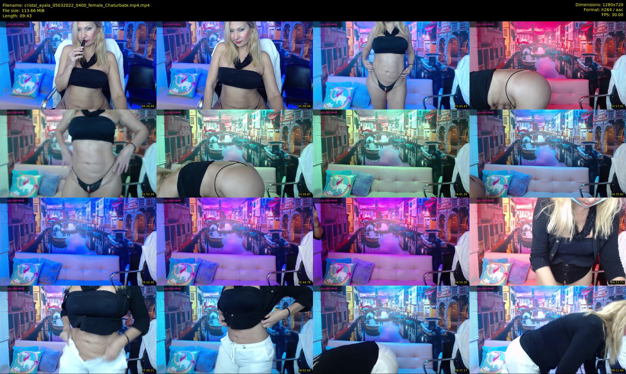 cristal_ayala — 10 minute Chaturbate female cam show recording, 720p, Mar 5, 2022