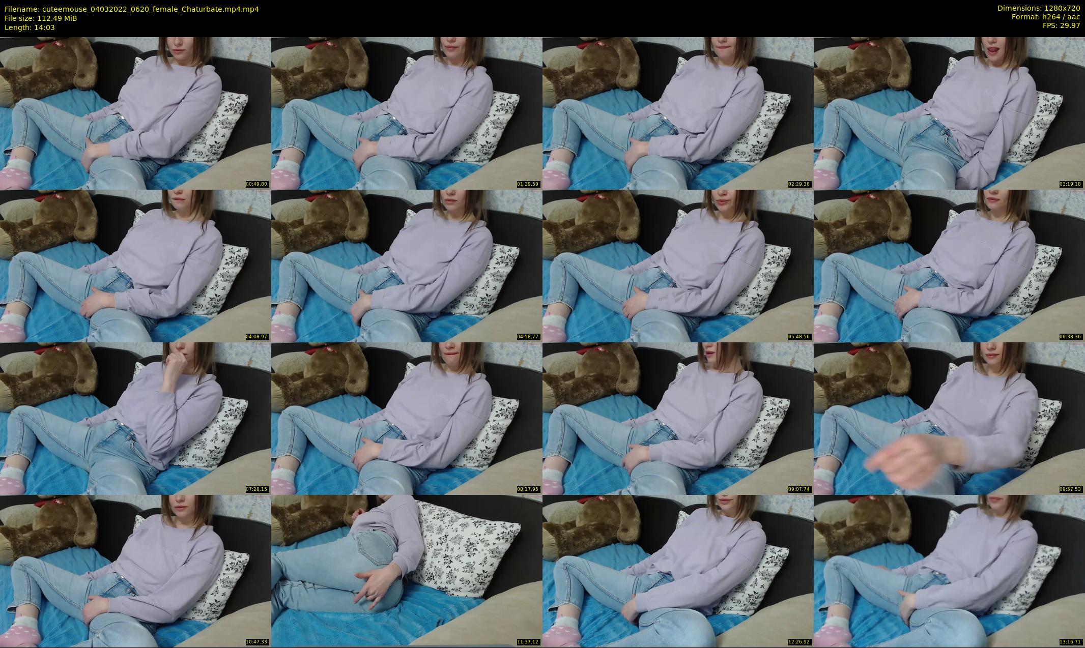 cuteemouse — 15 minute Chaturbate female cam show recording, 720p, Mar 4, 2022