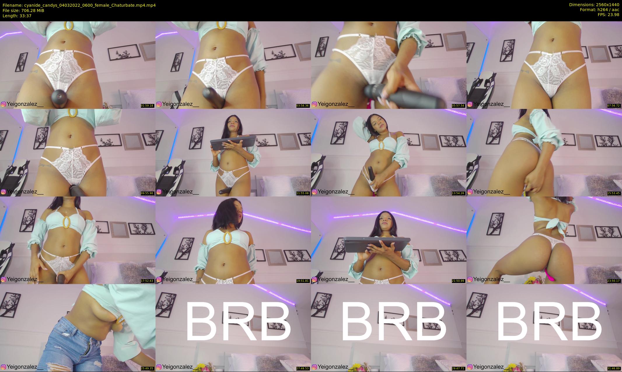 cyanide_candys — 34 minute Chaturbate female cam show recording, 1080p, Mar 4, 2022