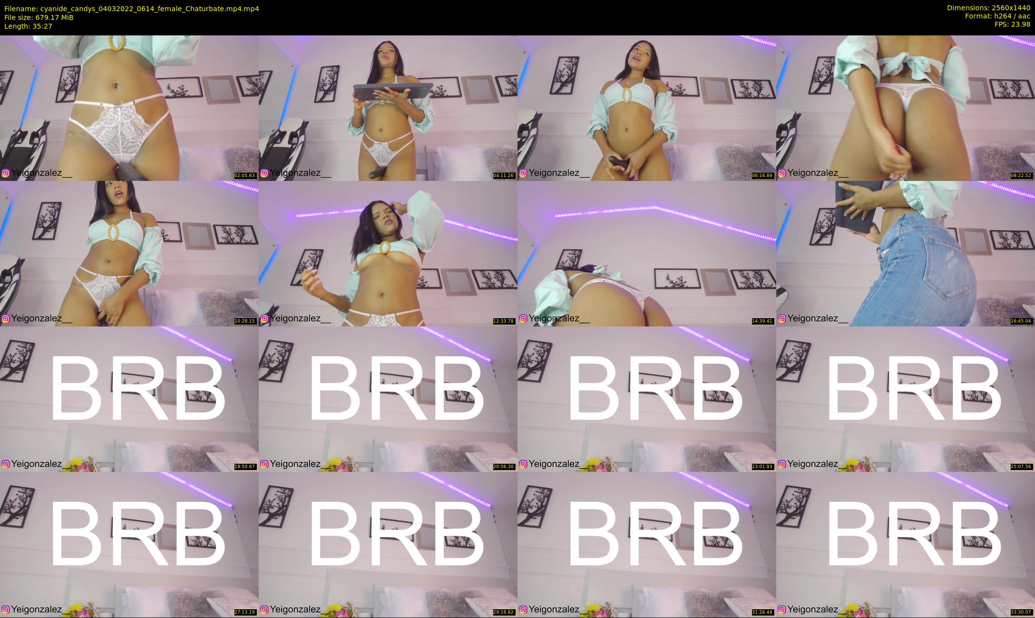 cyanide_candys — 36 minute Chaturbate female cam show recording, 1080p, Mar 4, 2022
