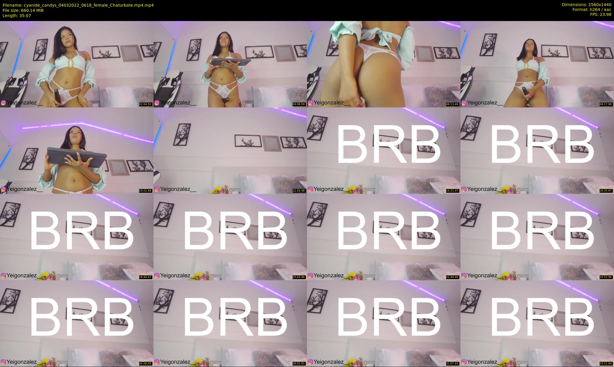 cyanide_candys — 36 minute Chaturbate female cam show recording, 1080p, Mar 4, 2022