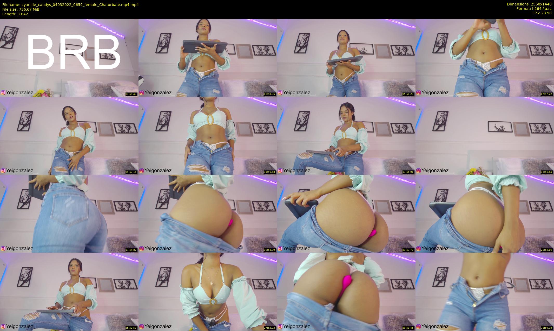 cyanide_candys — 34 minute Chaturbate female cam show recording, 1080p, Mar 4, 2022