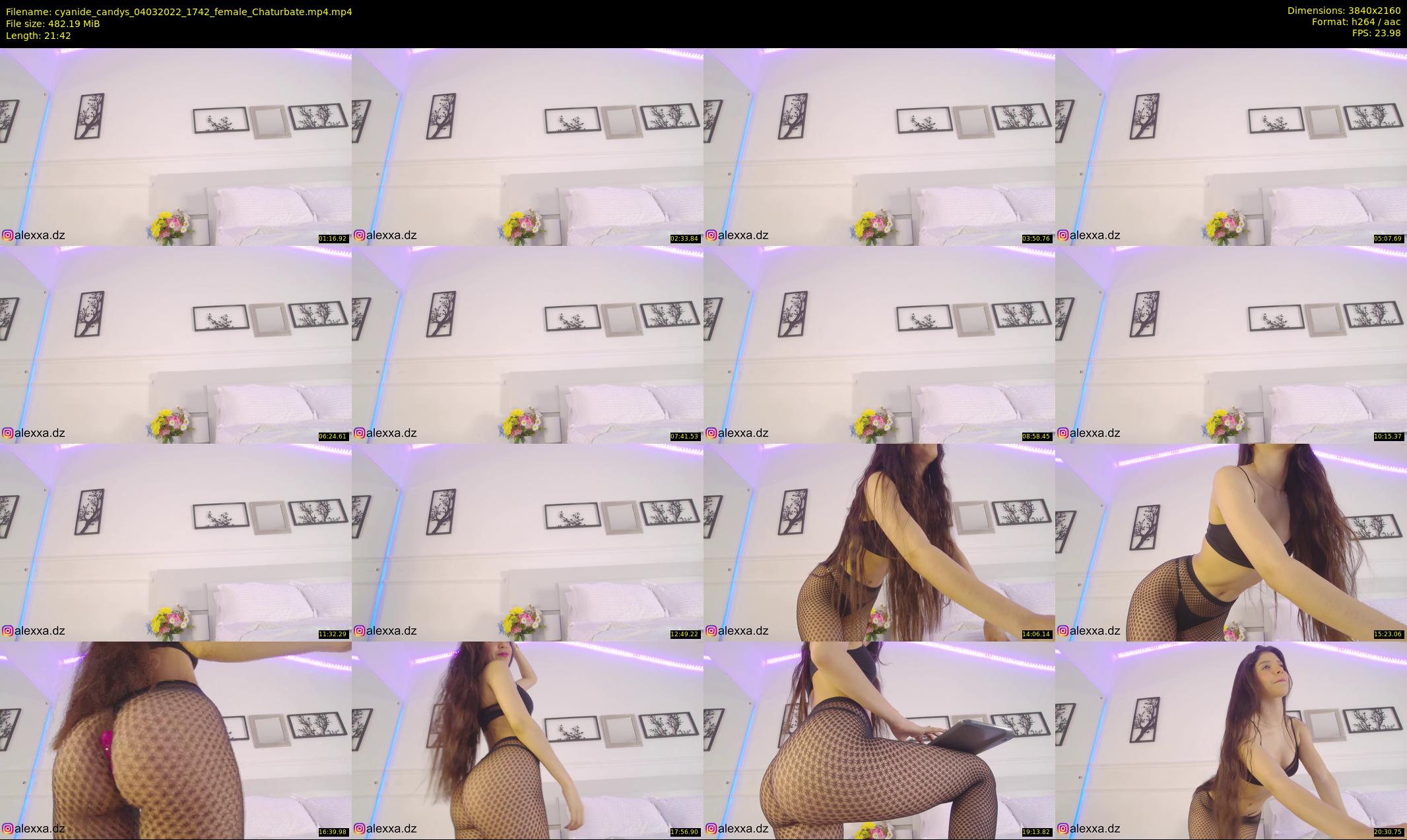 cyanide_candys — 22 minute Chaturbate female cam show recording, 4K, Mar 4, 2022