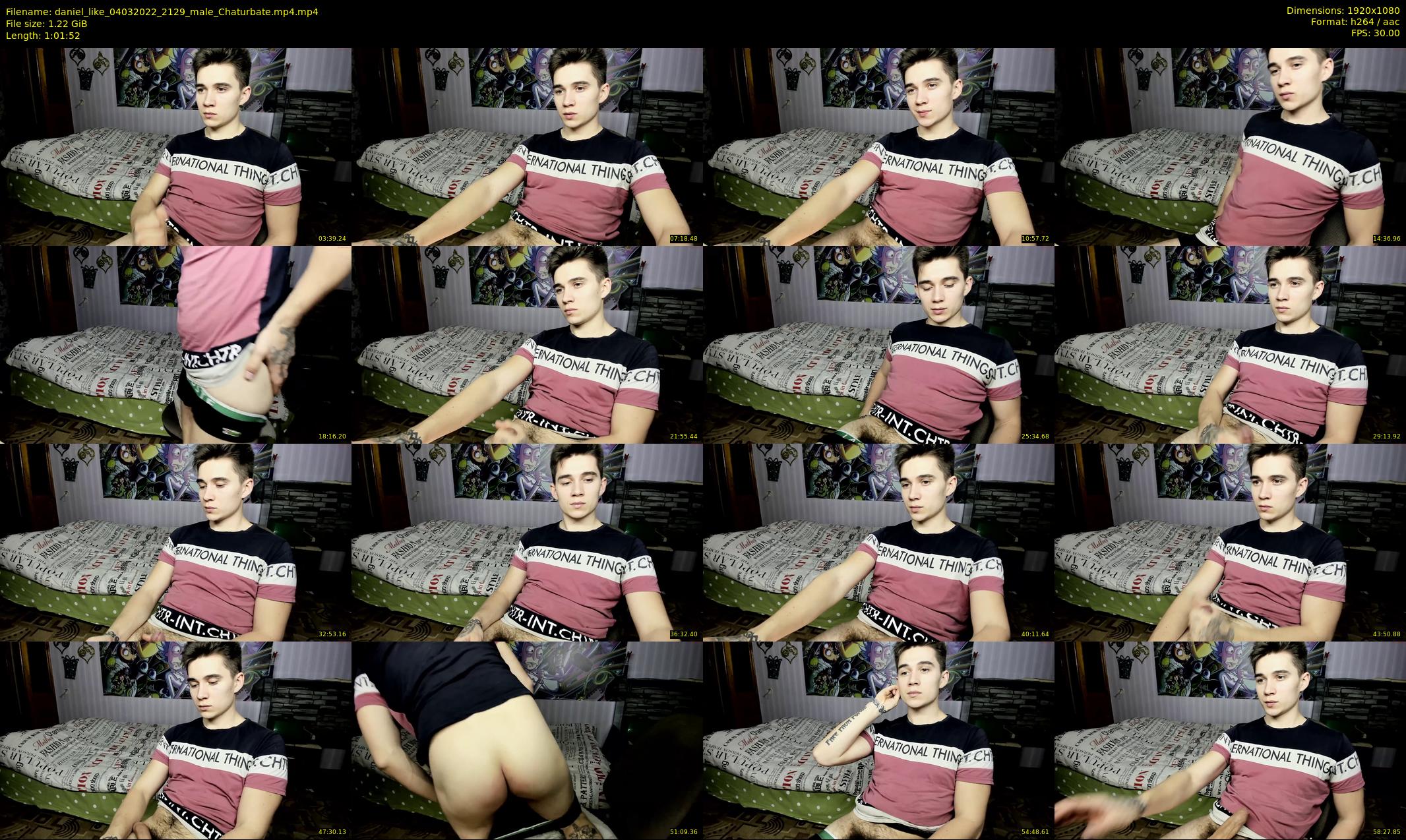 daniel_like — 62 minute Chaturbate male cam show recording, 1080p, Mar 4, 2022